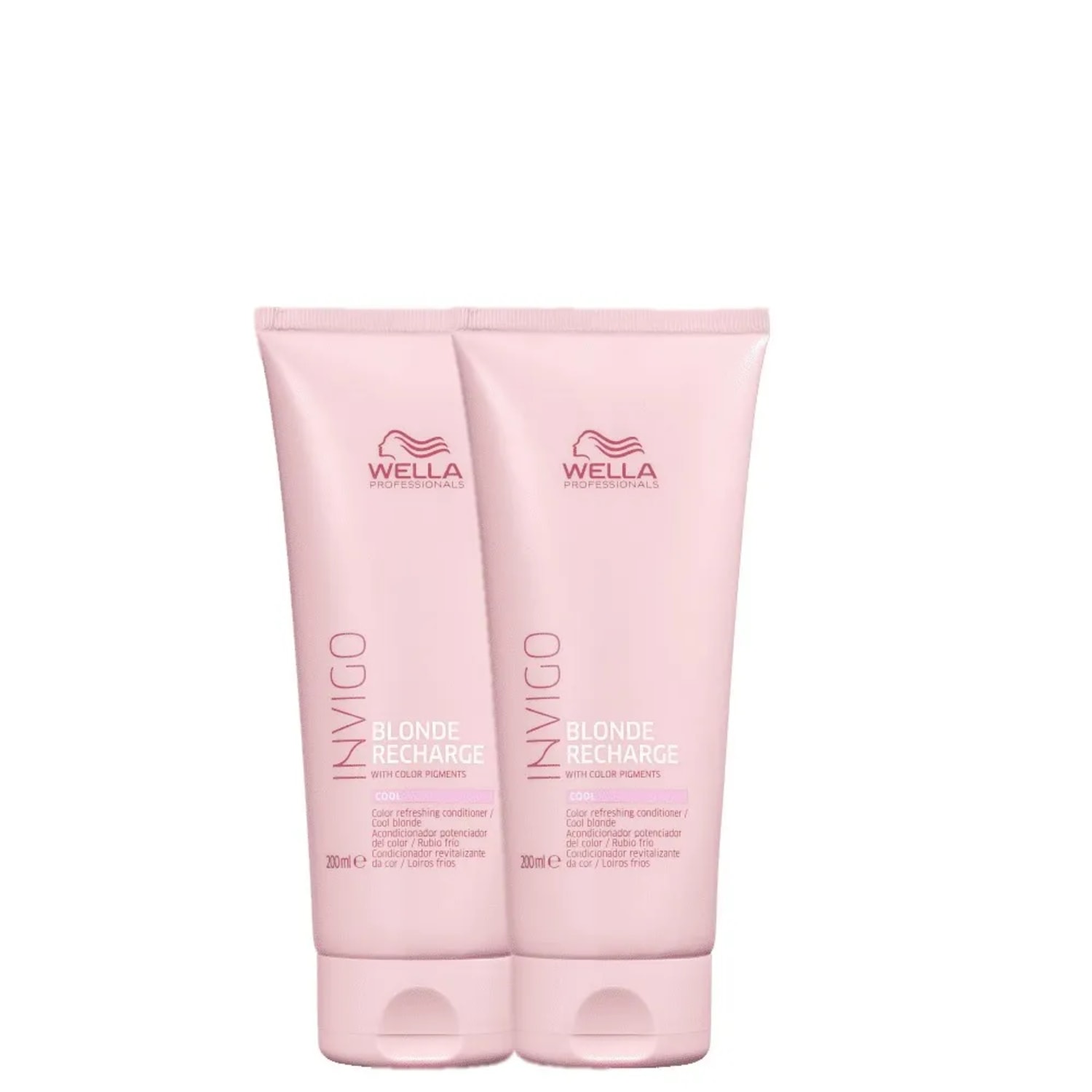 Kit Wella Professionals Invigo Blonde Recharge - Condicionador 2x200ml