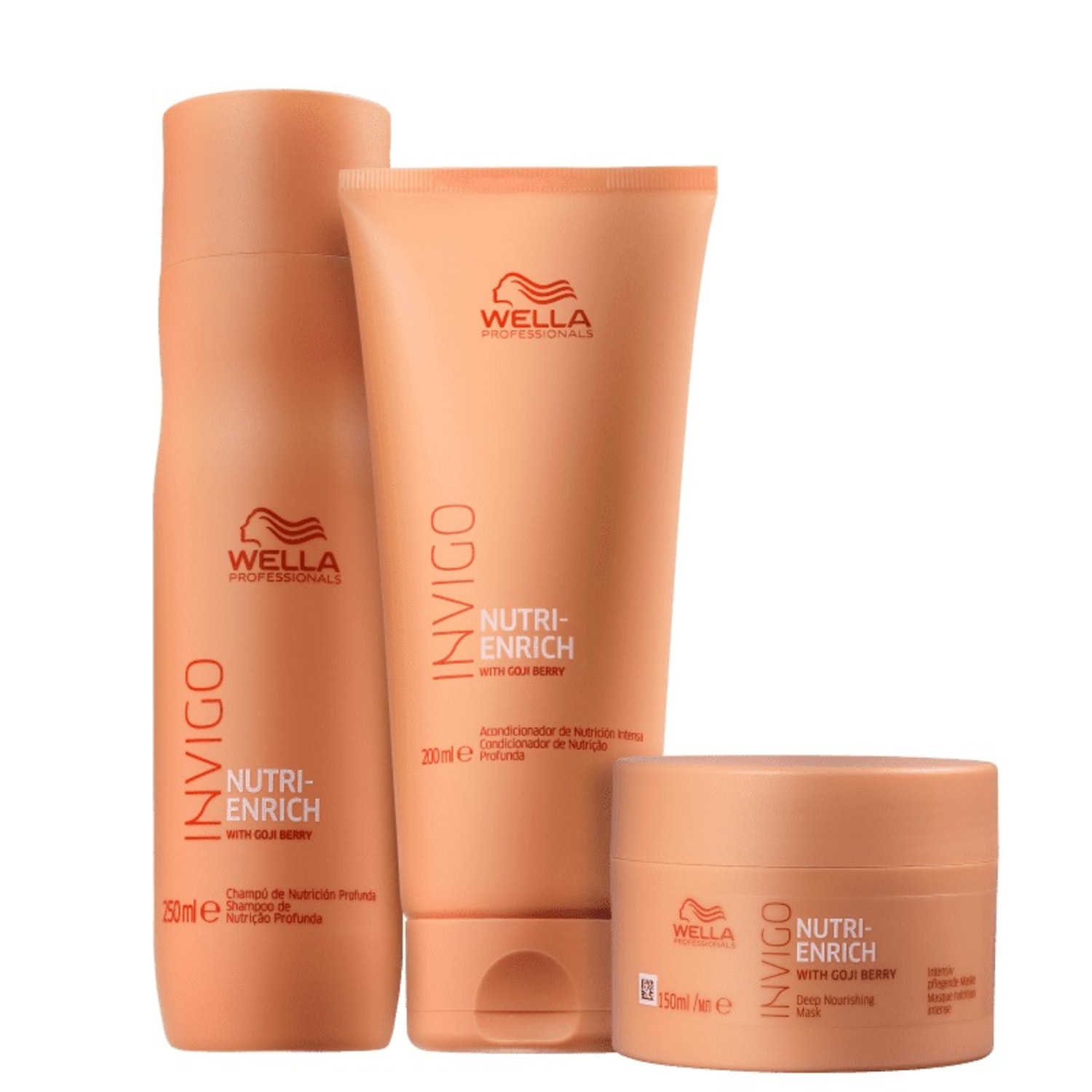 Kit Wella Professionals Invigo Nutri-Enrich Trio Power (3 Produtos)