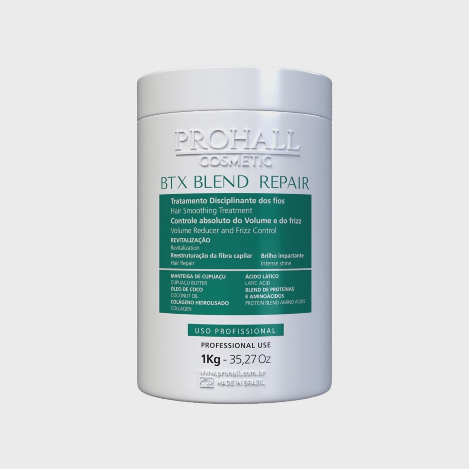 Prohall Cosmetic BBtox Blend Repair - Tratamento Disciplinante 1Kg