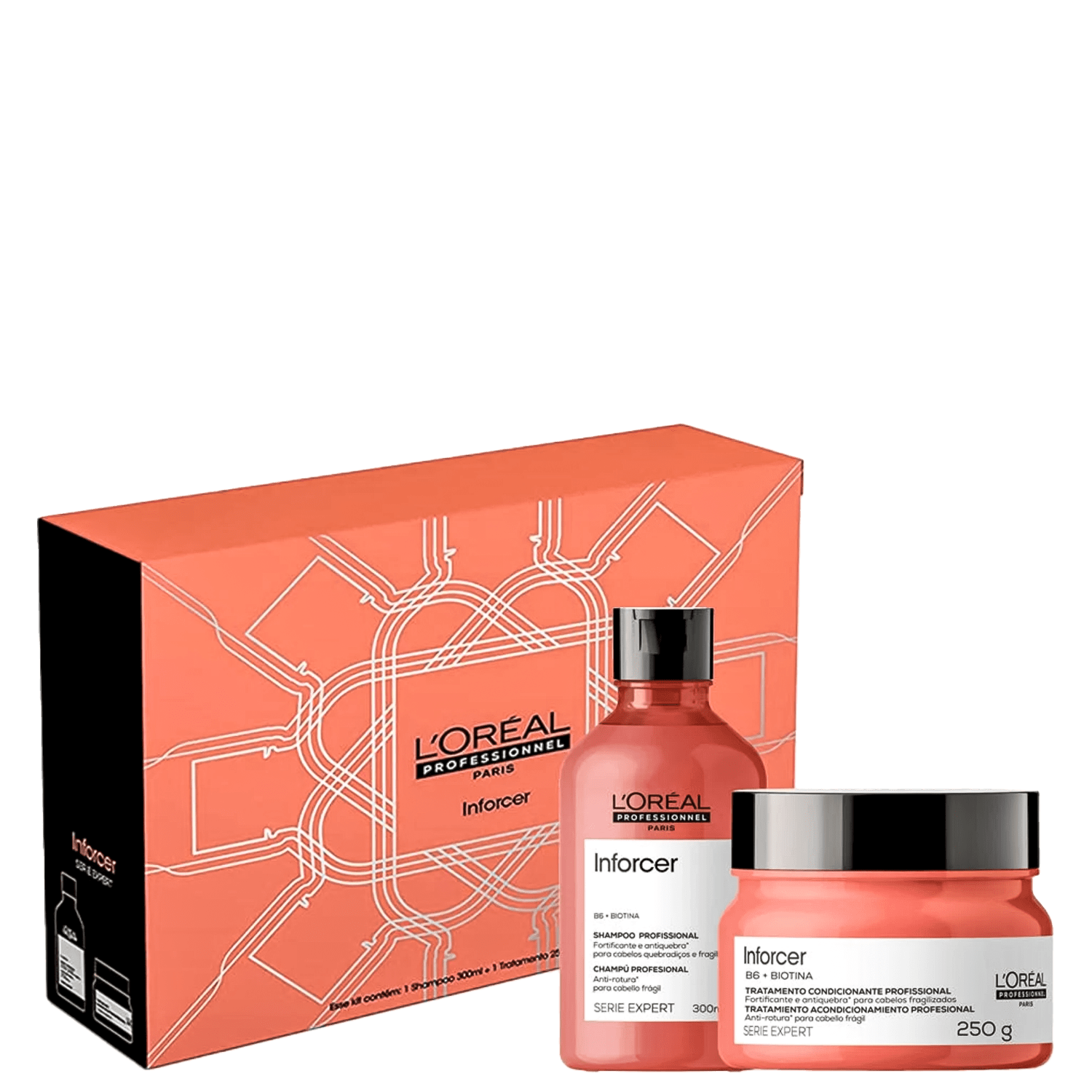 Kit L'Oréal Professionnel Serie Expert Inforcer Box (2 Produtos)