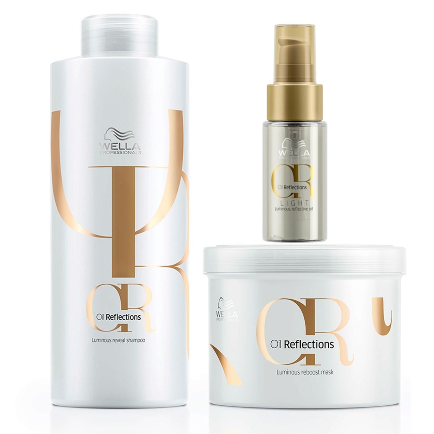 Kit Wella Professionals Oil Reflections Salão (3 Produtos)
