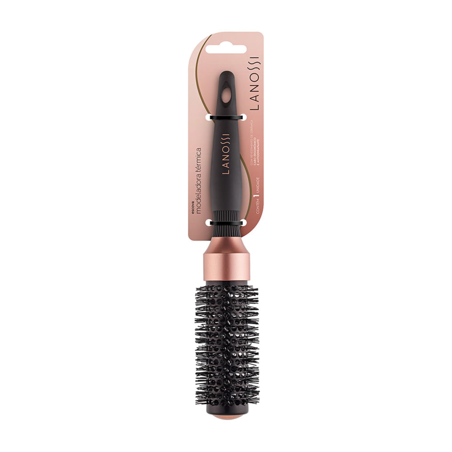 Lanossi Thermic Bronzer 33mm - Escova de Cabelo