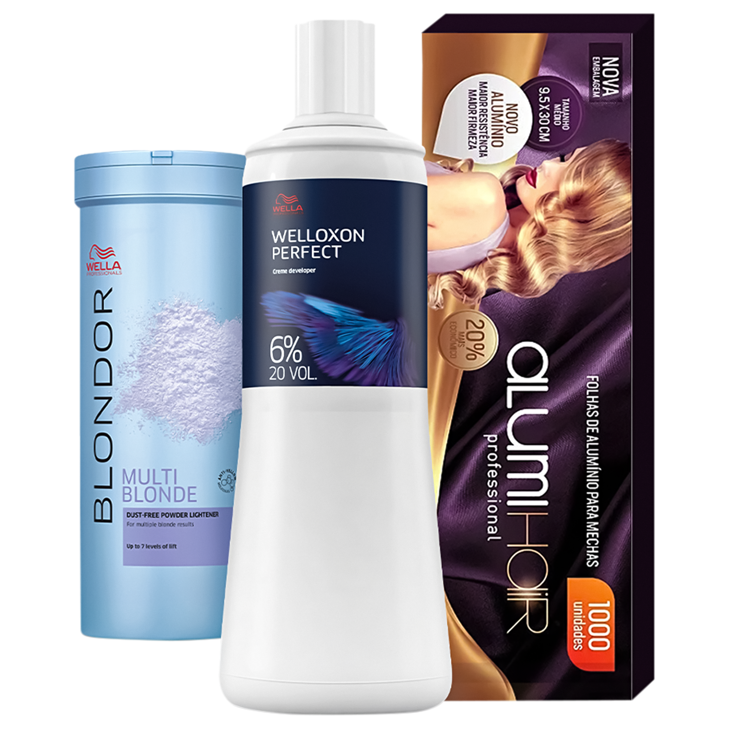 Kit Wella Professionals Descolorante Multi Blonde Trio #2 (3 Produtos)