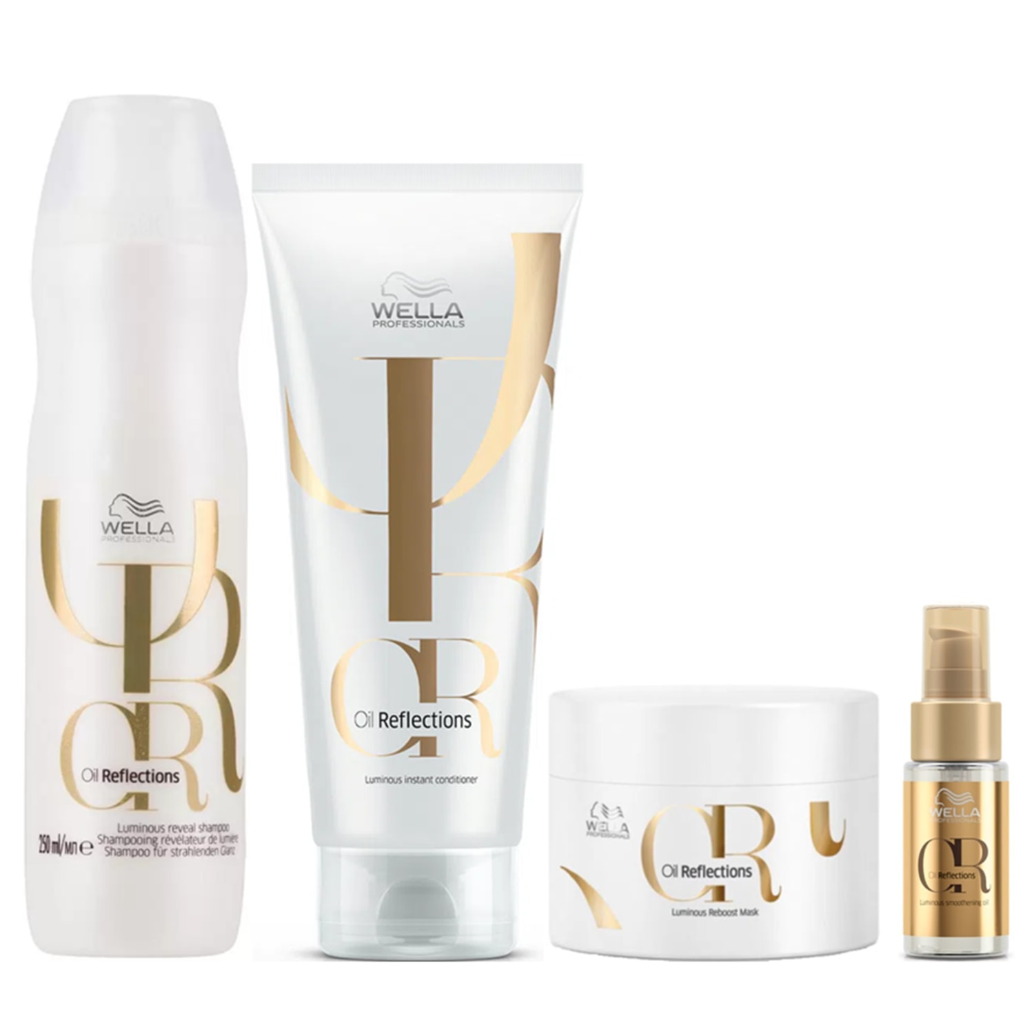 Kit Wella Professionals Oil Reflections Luminous Quarteto (4 Produtos)