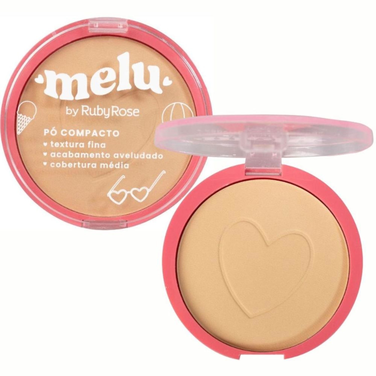 Ruby Rose Melu MC50 - Pó Compacto 10g