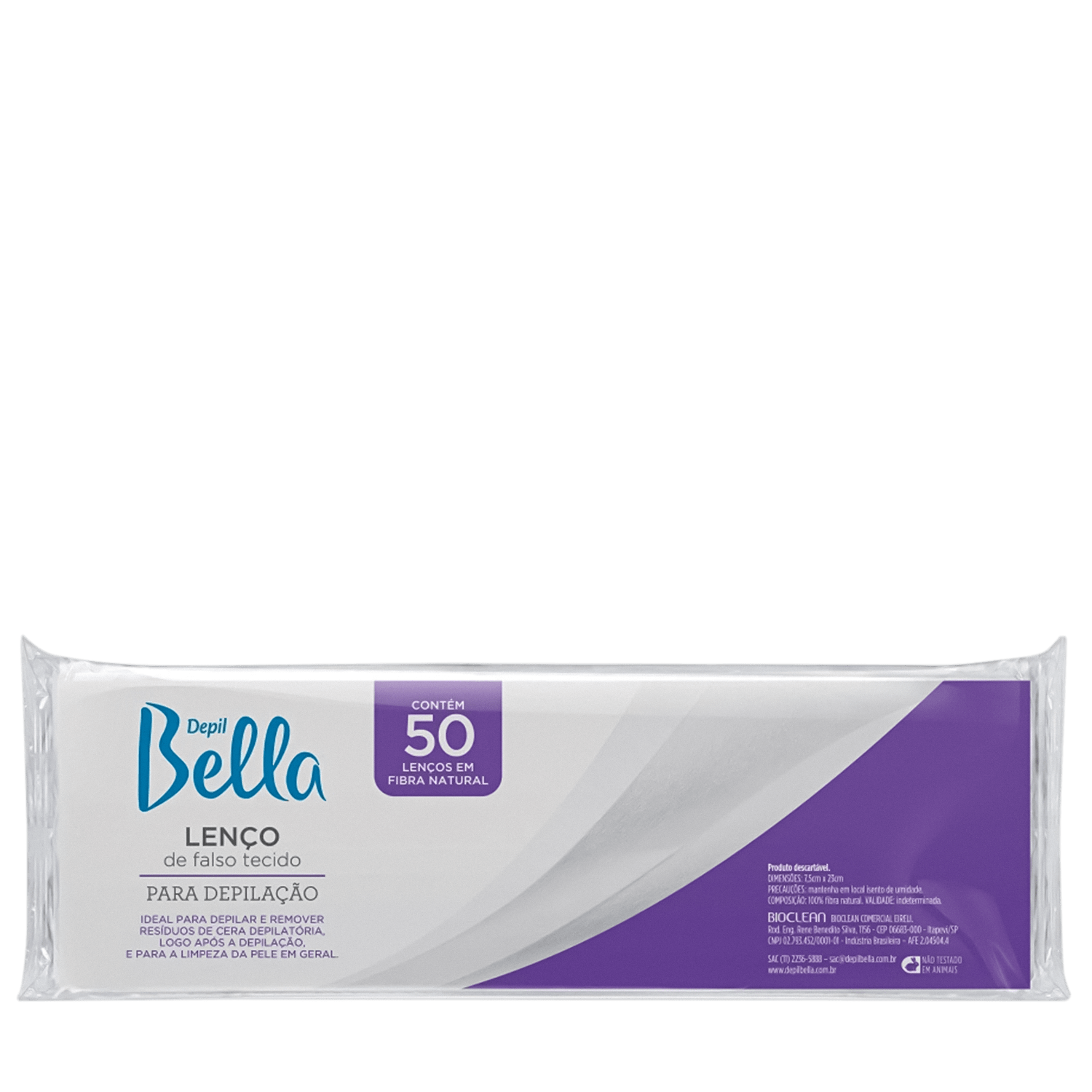 Depil Bella - Lenço para Depilação (50 Unidades)