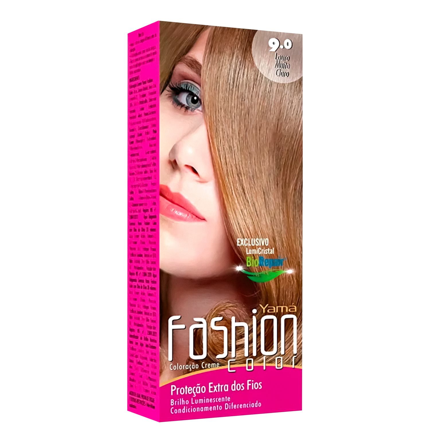 Yamá Fashion Color 9.0 Louro Muito Claro - Coloração em Creme