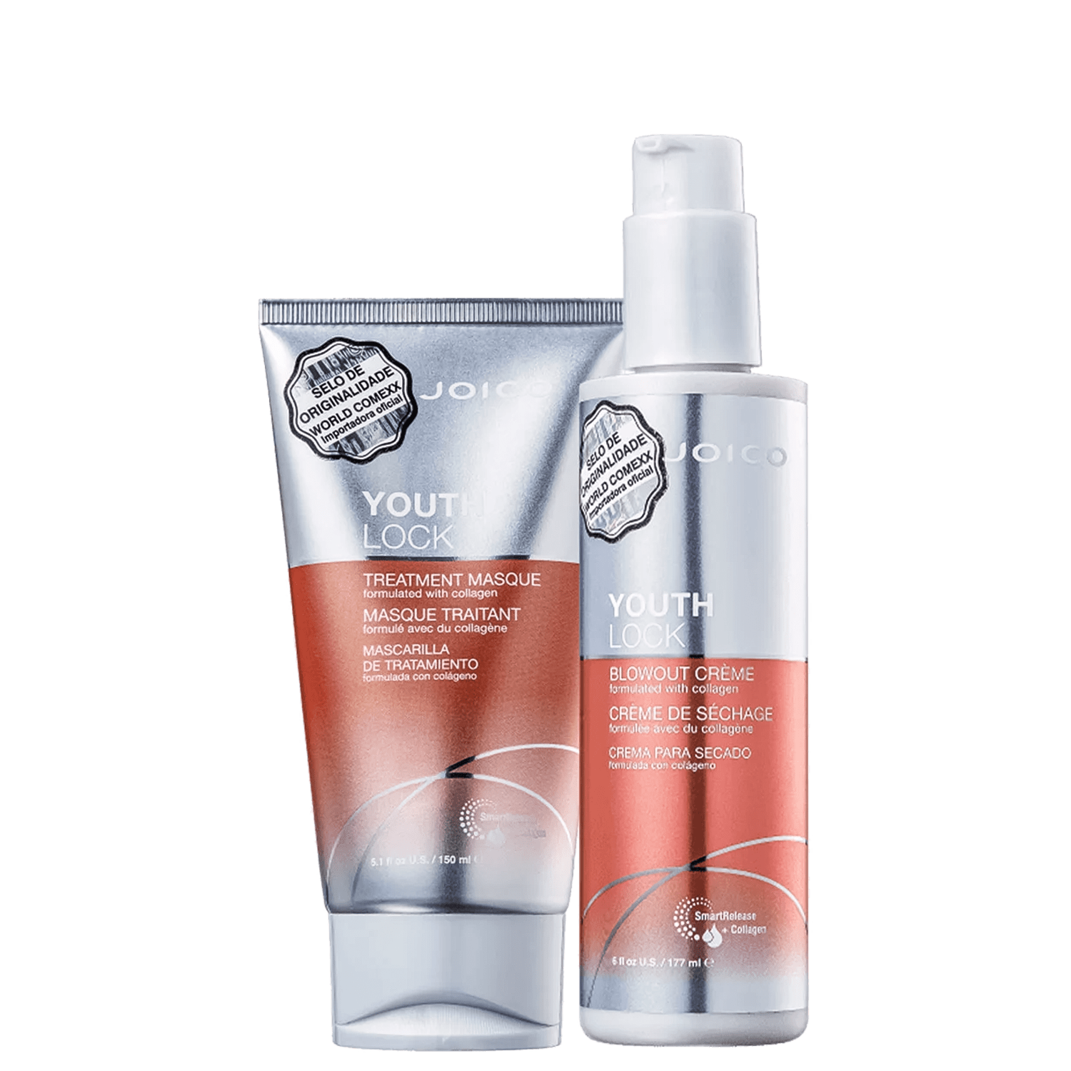 Kit Joico Youthlock Collagen Glow (2 Produtos)