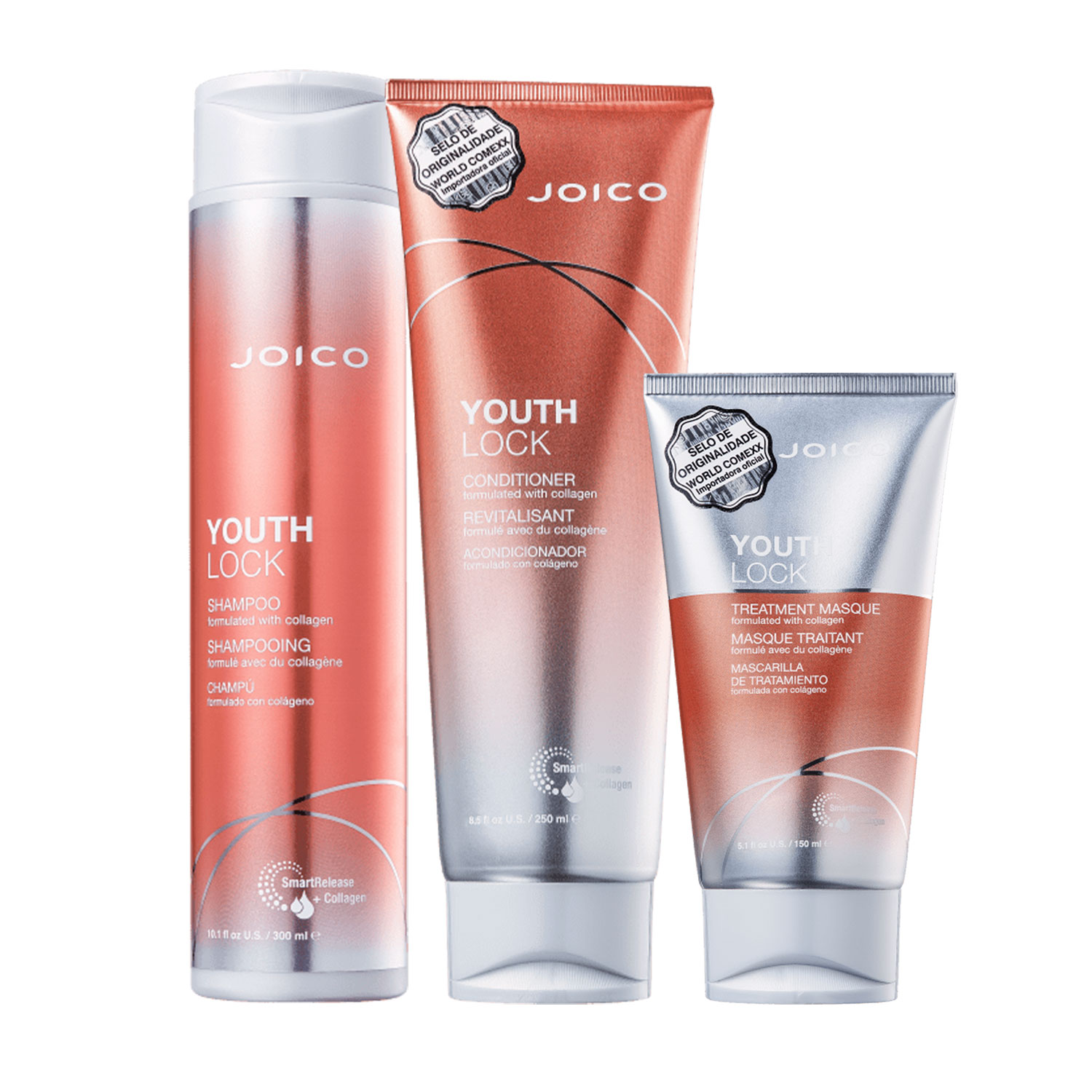 Kit Joico Youthlock Colágeno (3 Produtos)