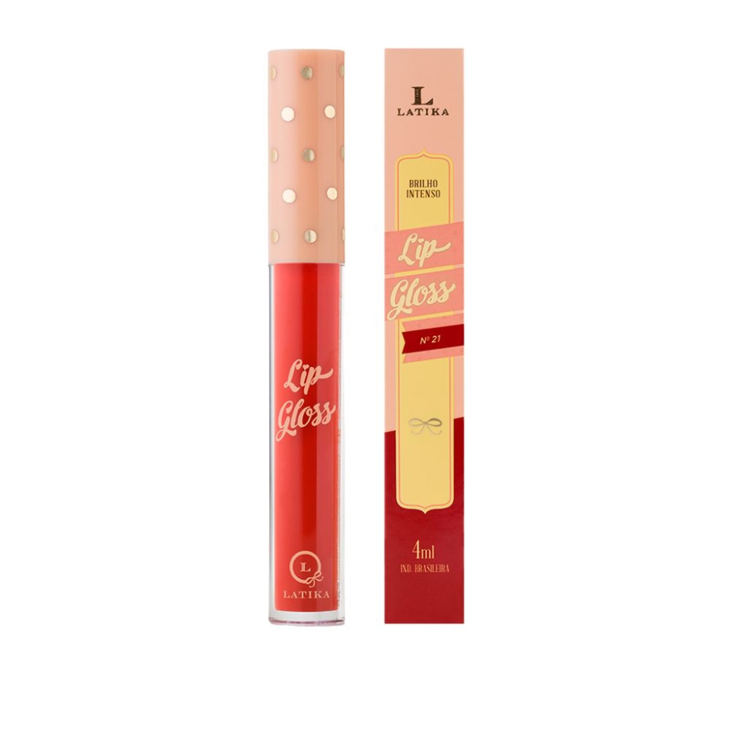 Latika Lip Gloss N° 21 - Brilho Labial 4ml