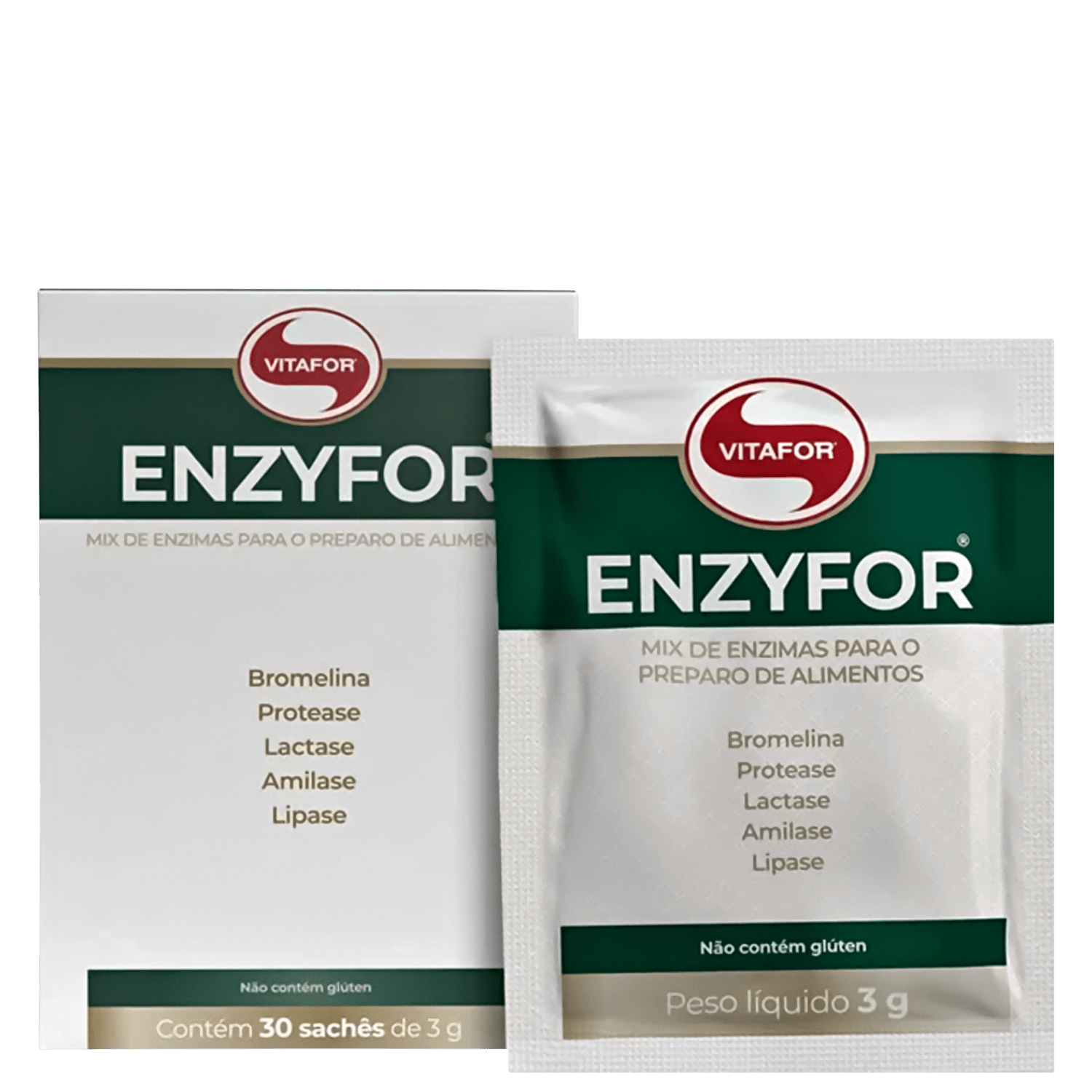 Vitafor Enzyfor - Suplemento Alimentar (30 Sachês)