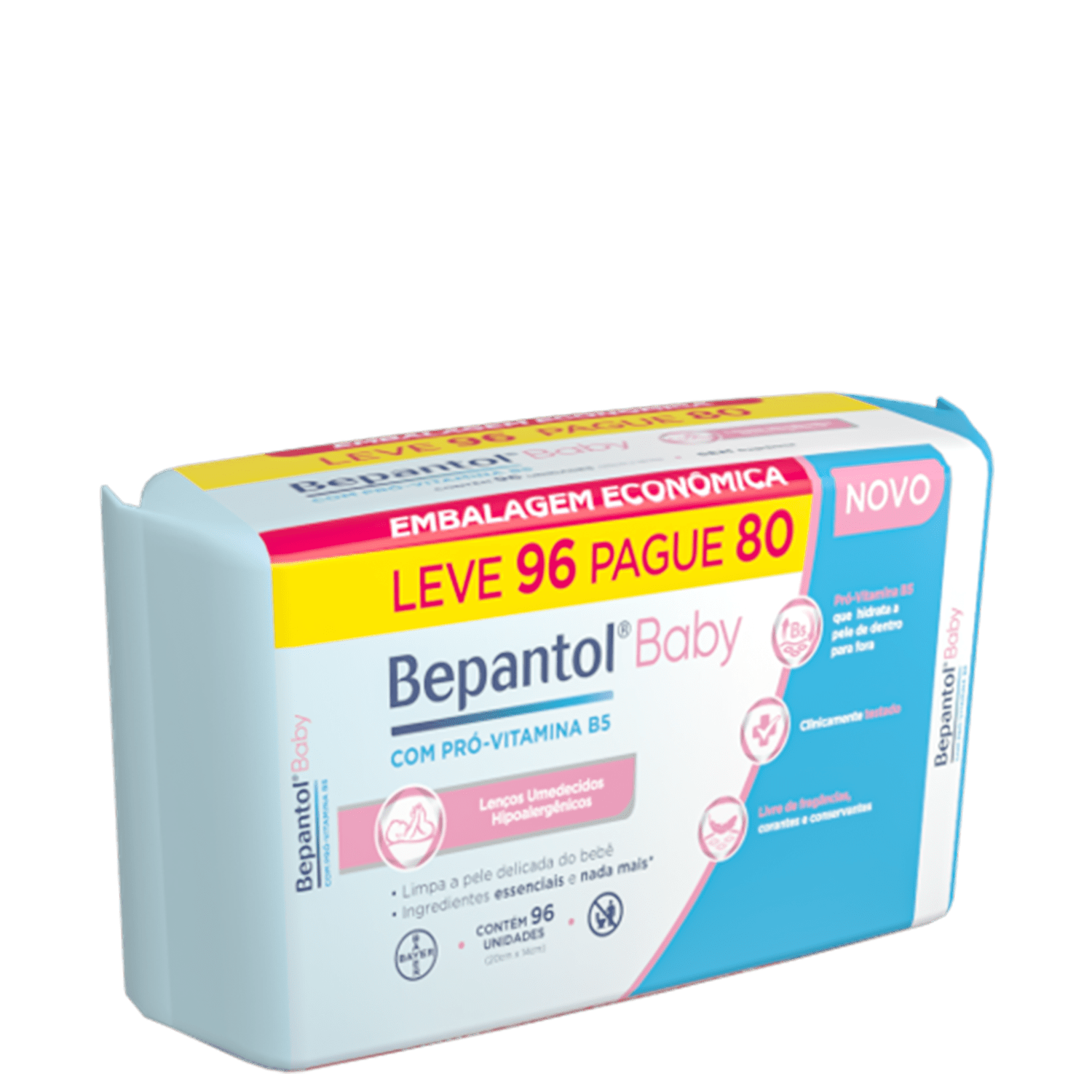 Bepantol Baby - Lenços Umedecidos (96 Unidades)
