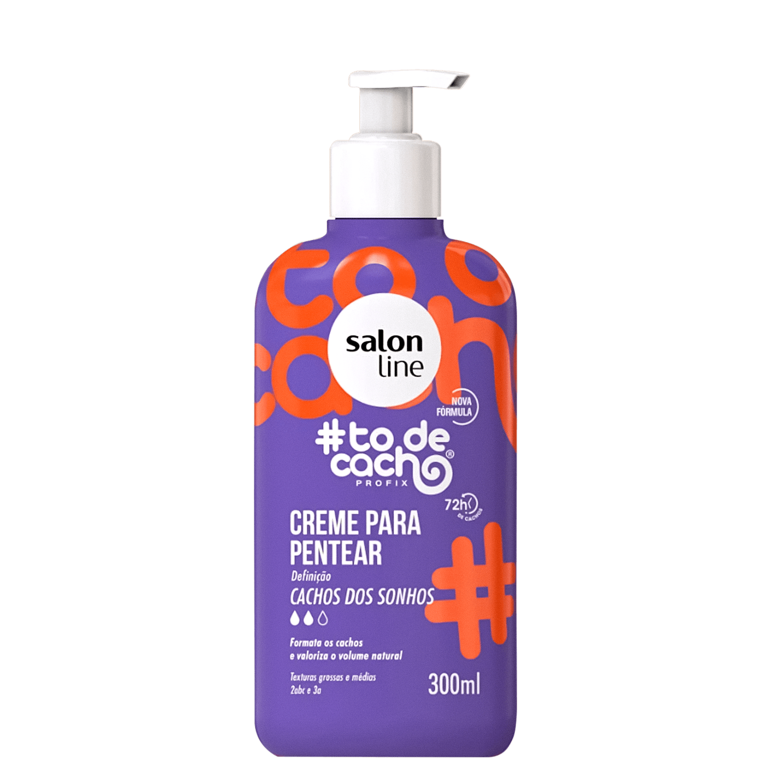 Salon Line #Todecacho Cachos Dos Sonhos 72h - Creme de Pentear 300ml