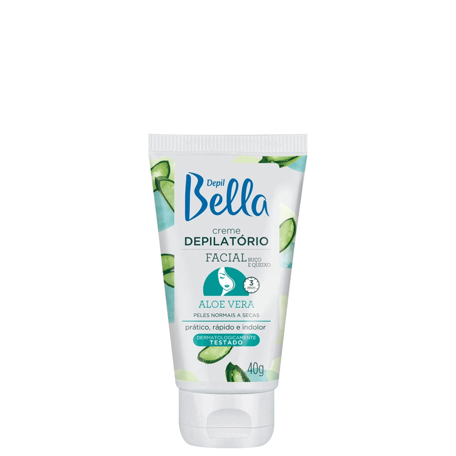 Depil Bella Aloe Vera - Creme Depilatório Facial 40g