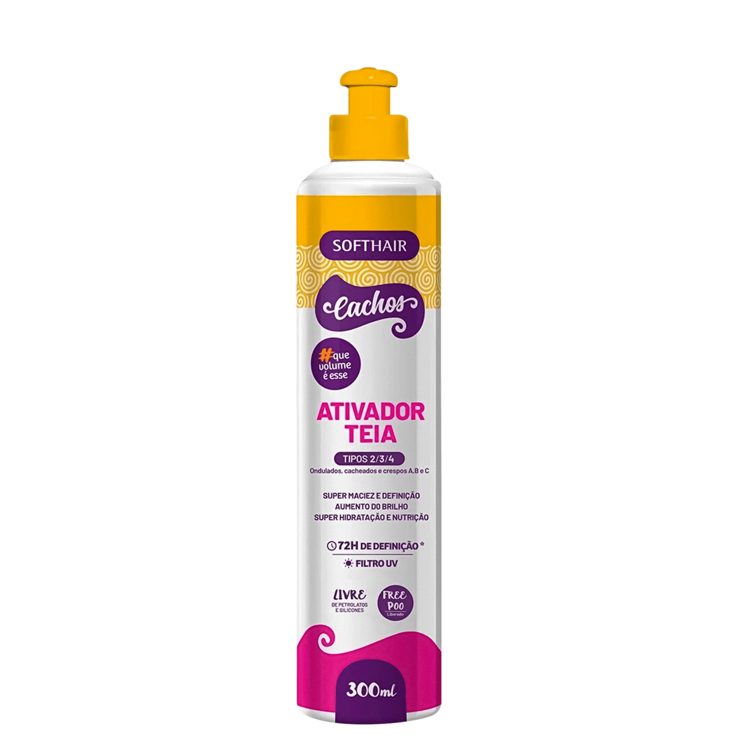 Soft Hair Cachos Teia - Ativador de Cachos 300ml