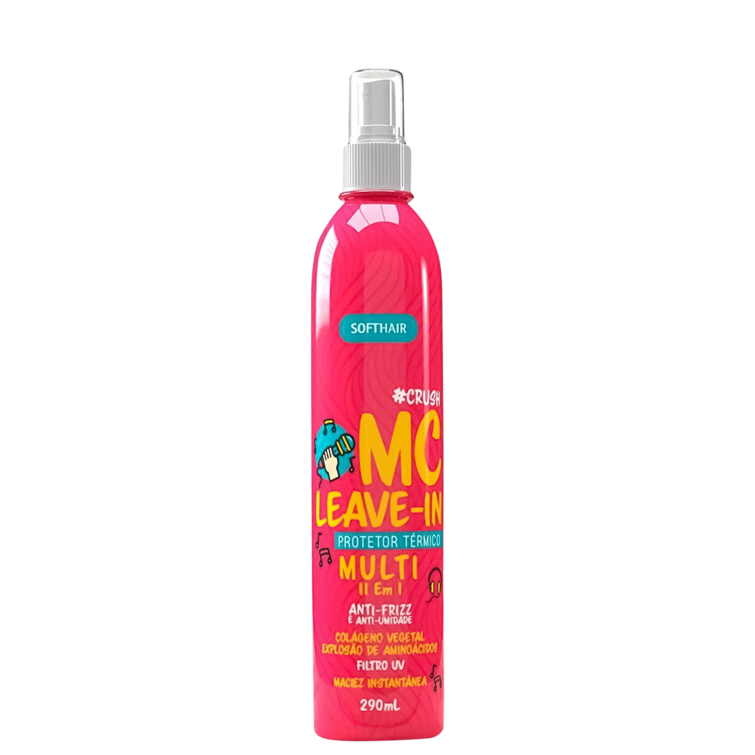 Soft Hair #Crush MC Multi 11 em 1 - Leave-in 290ml