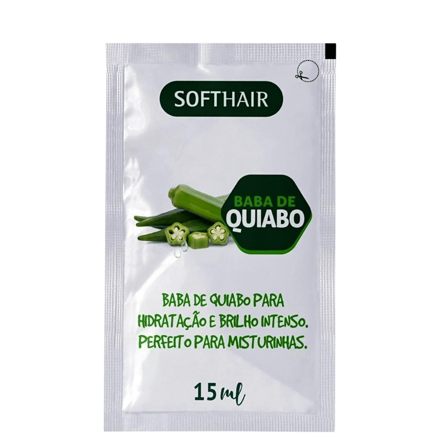 Soft Hair Baba de Quiabo - Máscara Capilar 15ml
