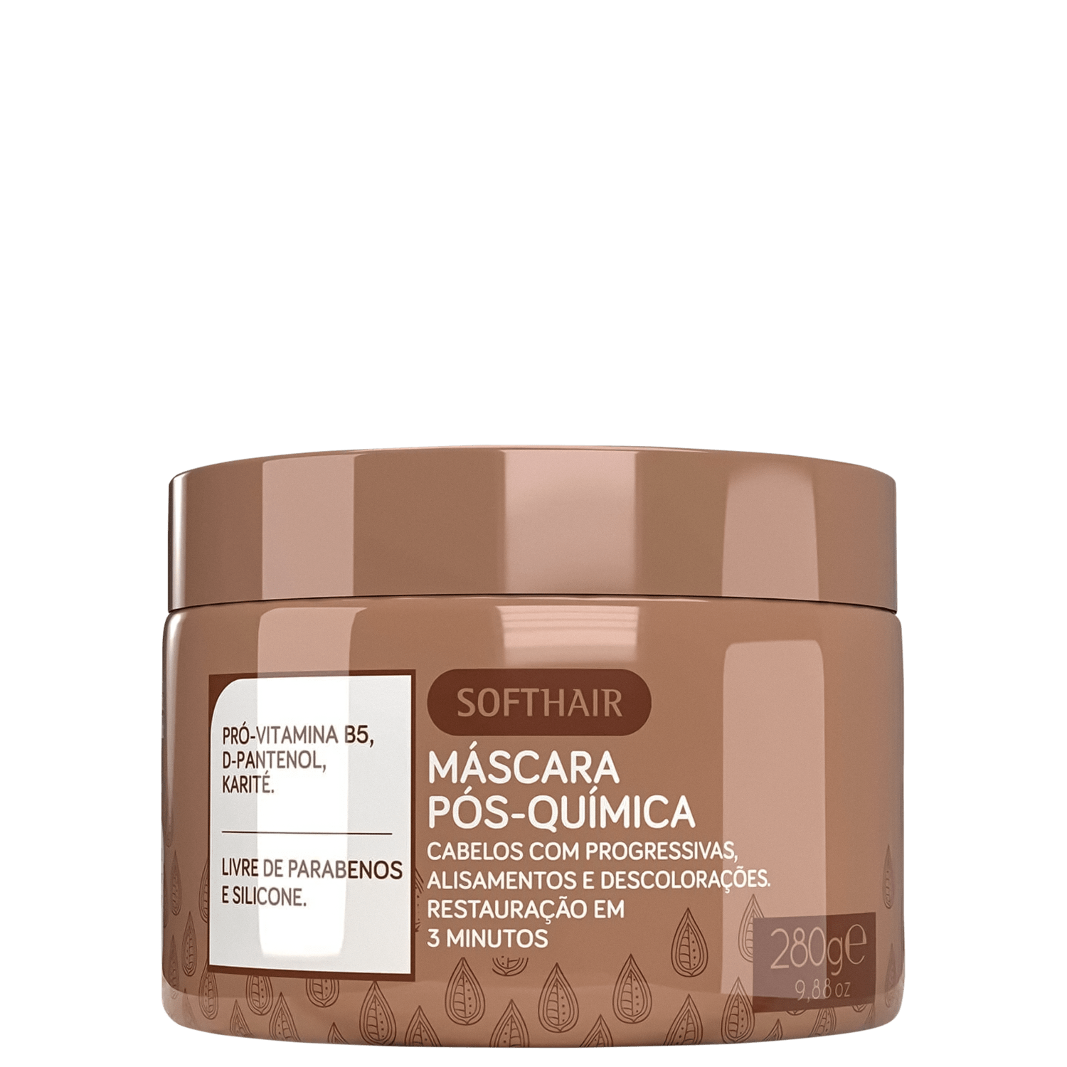 Soft Hair Pós-Química - Máscara Capilar 280g
