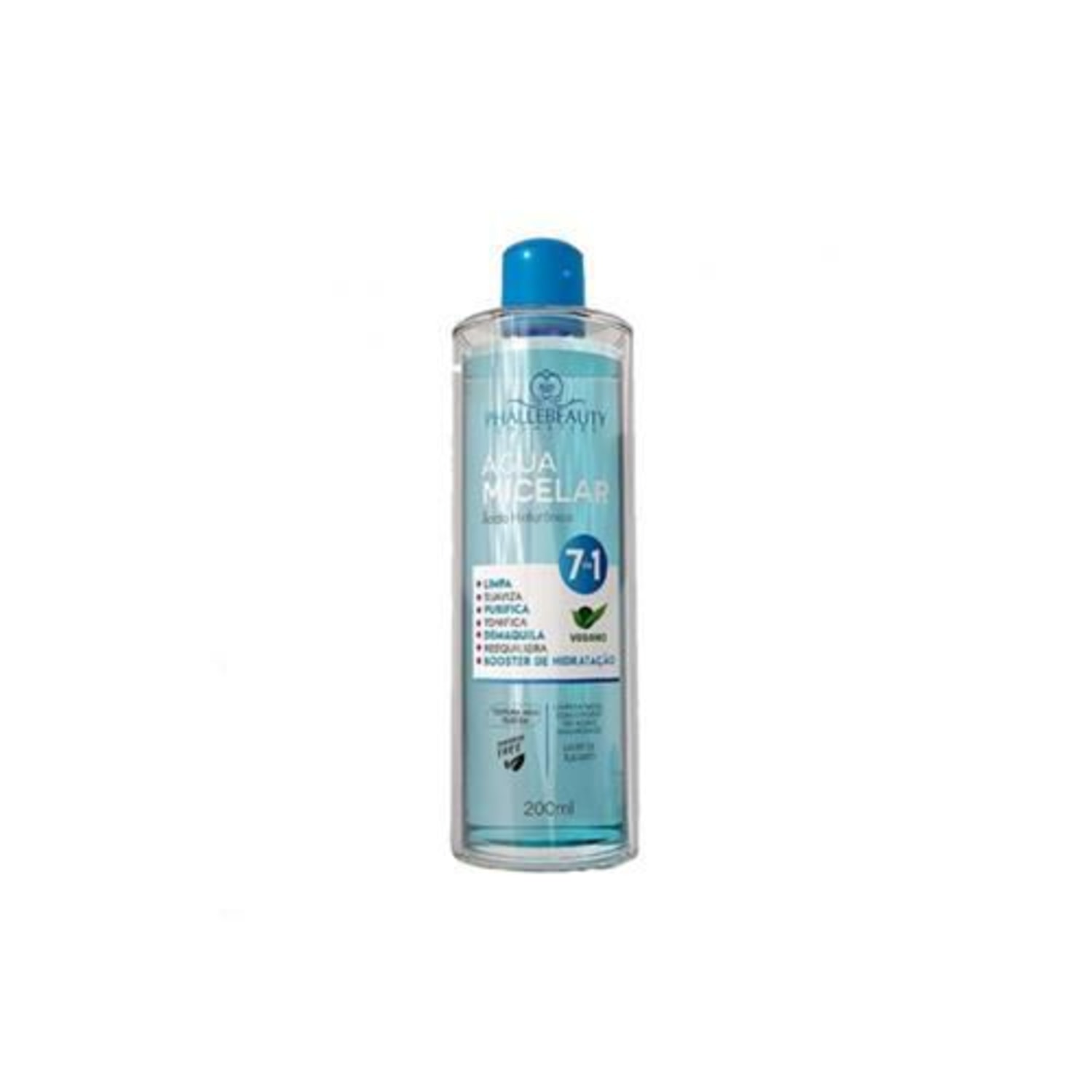 Água Micelar Ácido Hialurônico 7 em 1 200ml Phállebeauty PH0504
