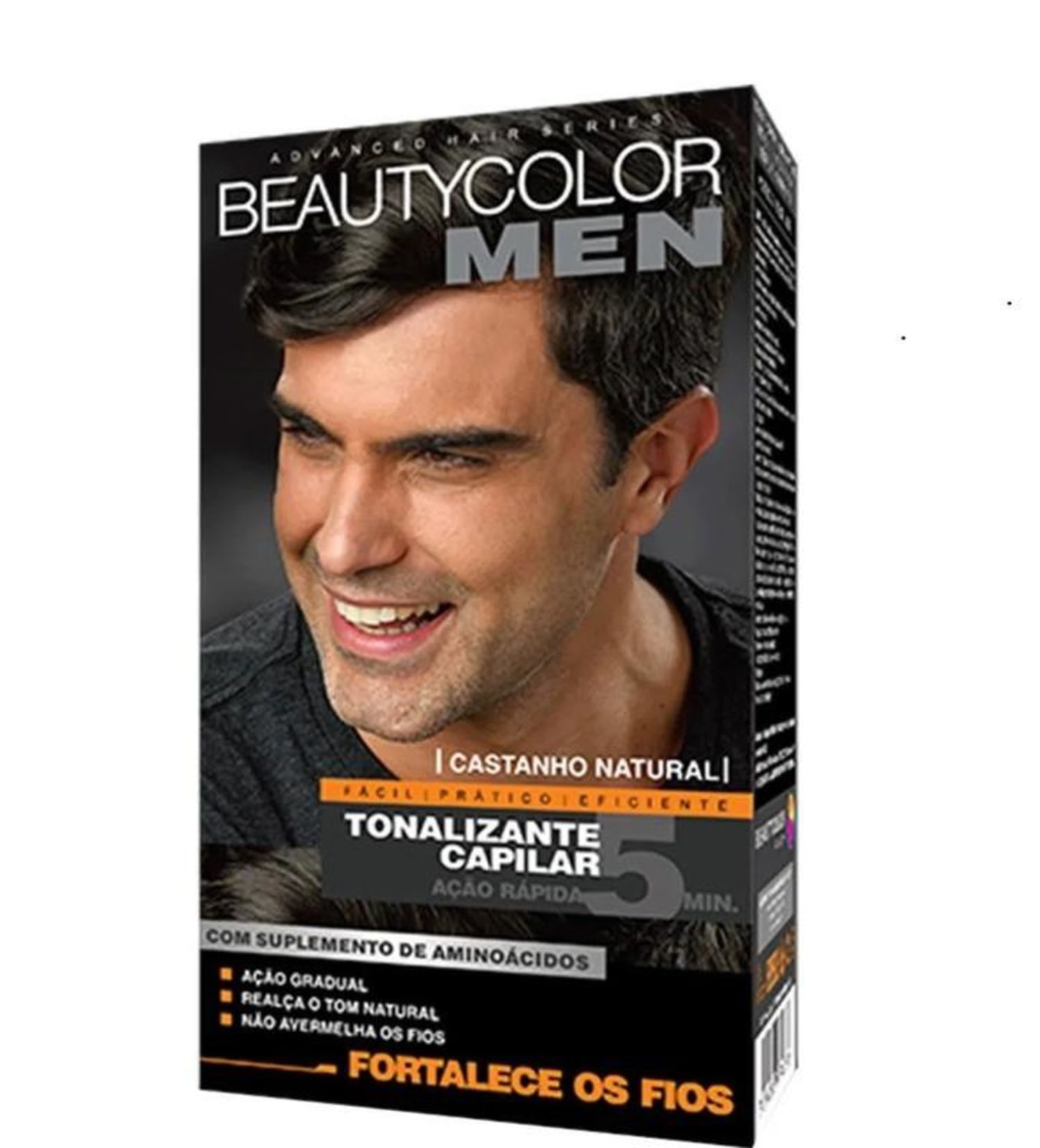 Kit BeautyColor Men Castanho Natural Trio (3 Produtos)