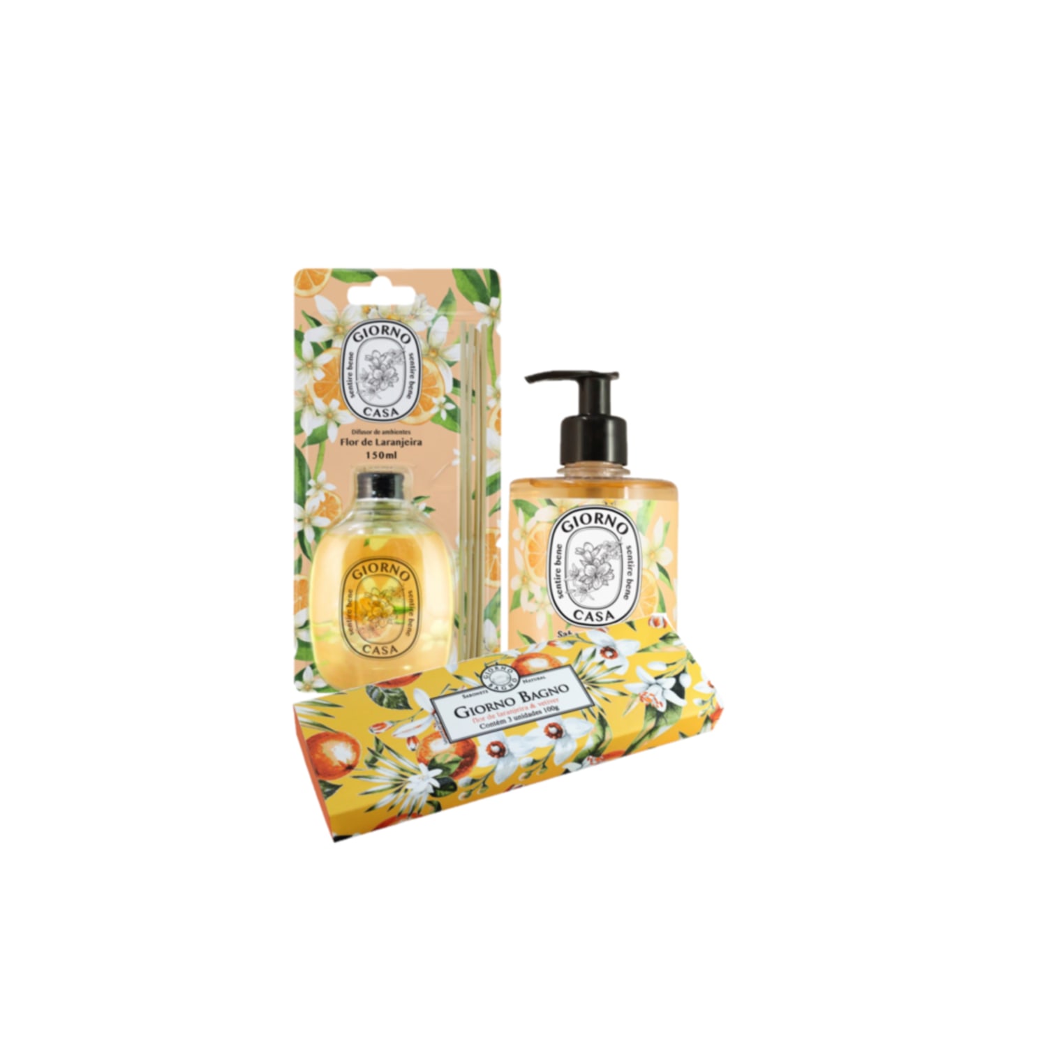Kit Giorno Flor de Laranjeira (3 produtos)