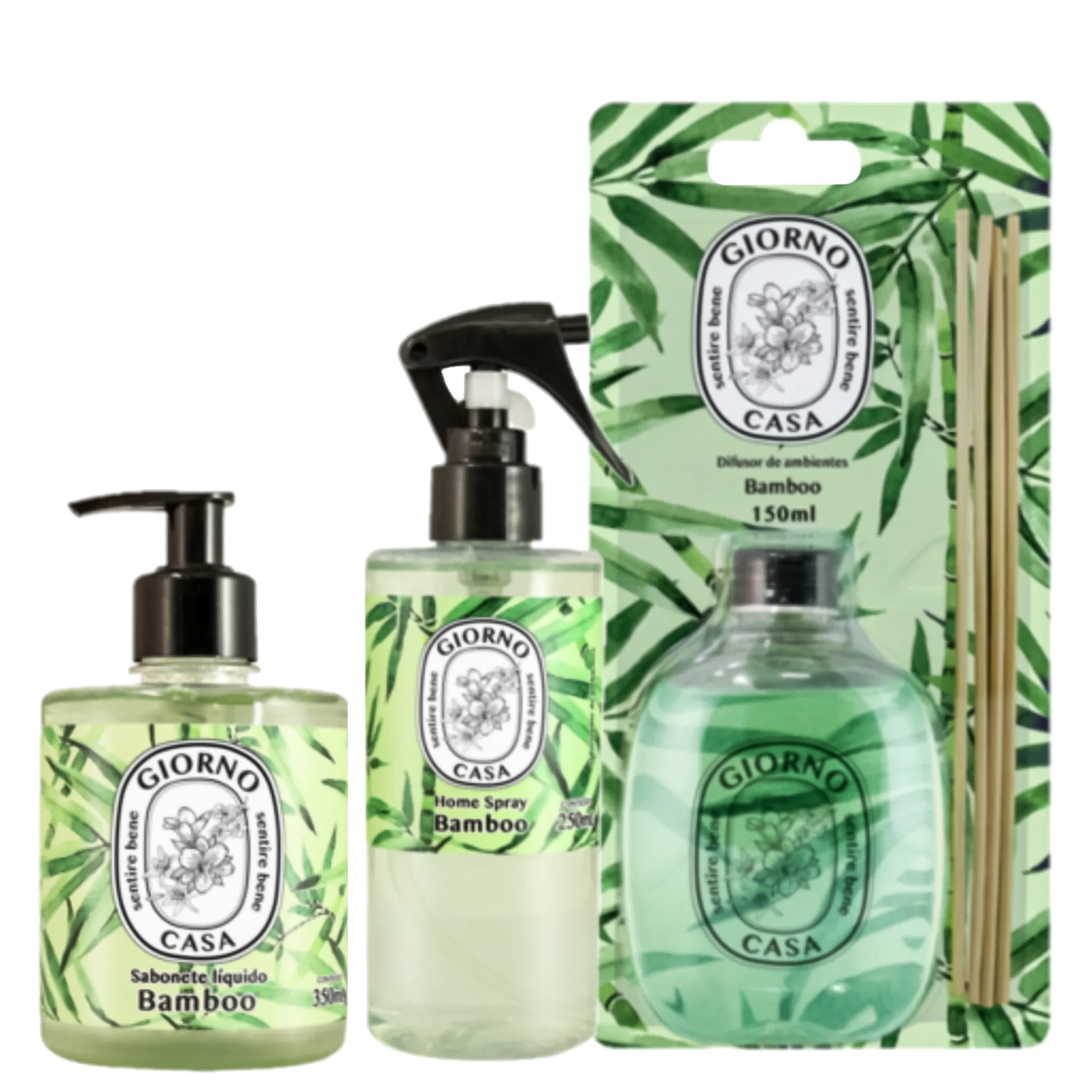 Kit Giorno Casa Sentire Bene Bamboo (3 Produtos)