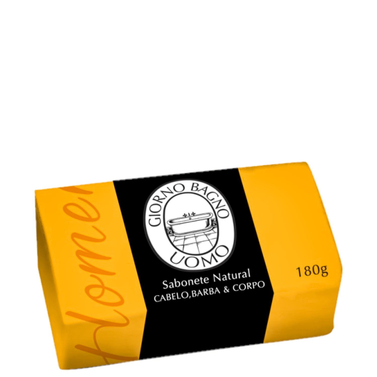 Giorno Uomo Cabelo, Barba e Corpo Amarelo - Sabonete em Barra 180g