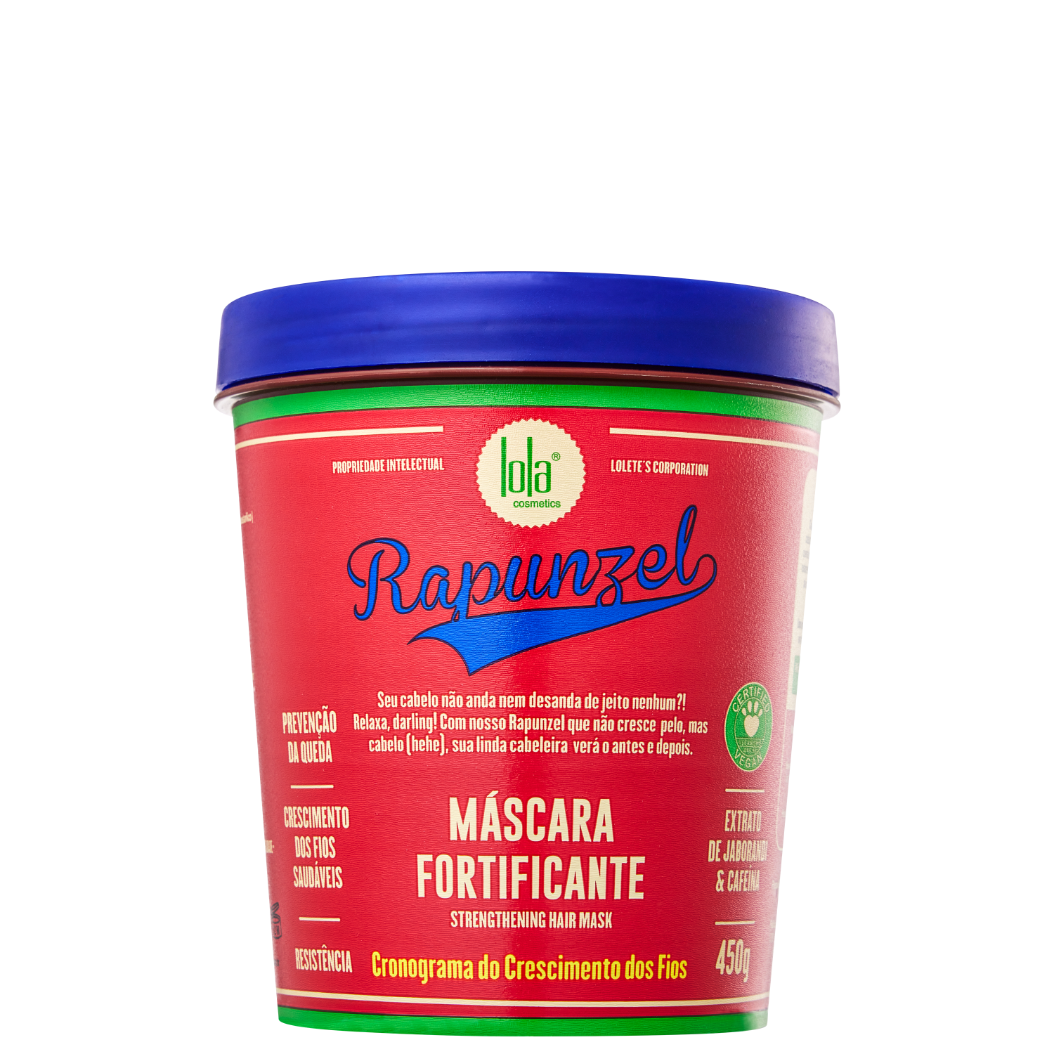 Lola From Rio Rapunzel - Máscara Capilar Fortificante 450g