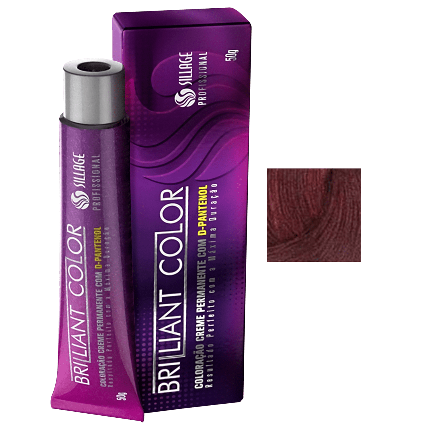 Sillage Brilliant Color 66/46 Louro Escuro Cobre Avermelhado Especial Cereja - Coloração 50g
