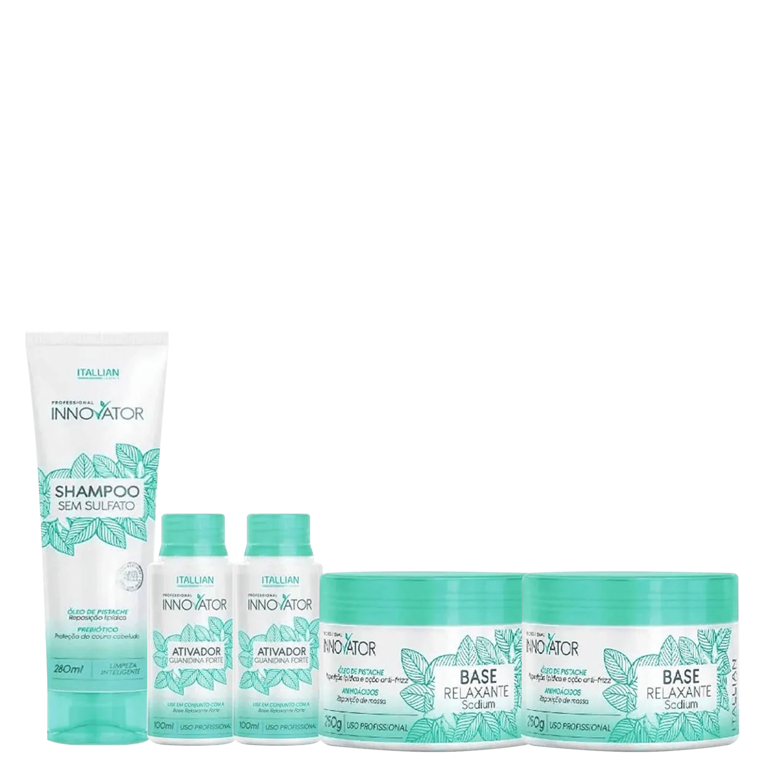 Kit Itallian Hairtech Innovator Alisante Capilar (5 Produtos)