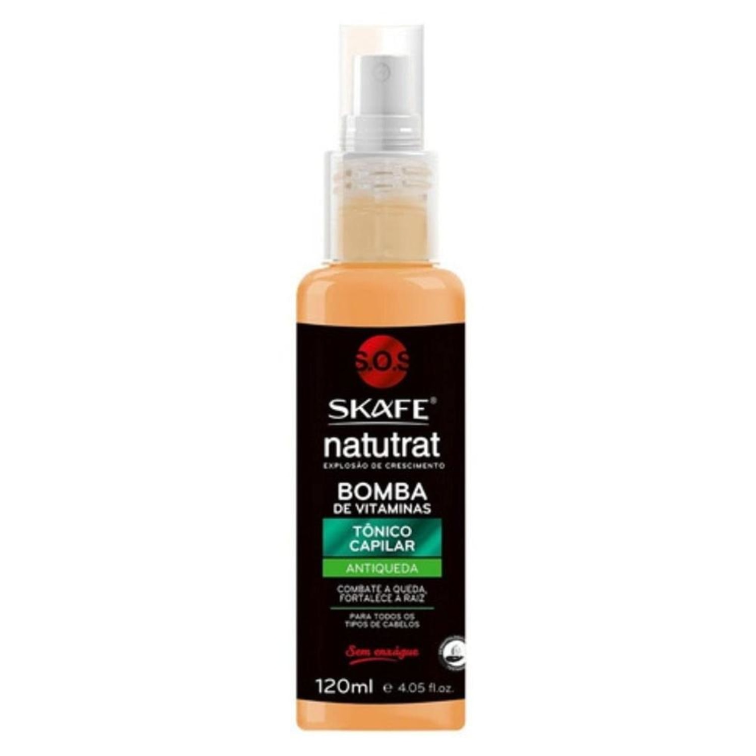 Skafe Natutrat Bomba de Vitaminas - Tônico Capilar Antiqueda 120ml