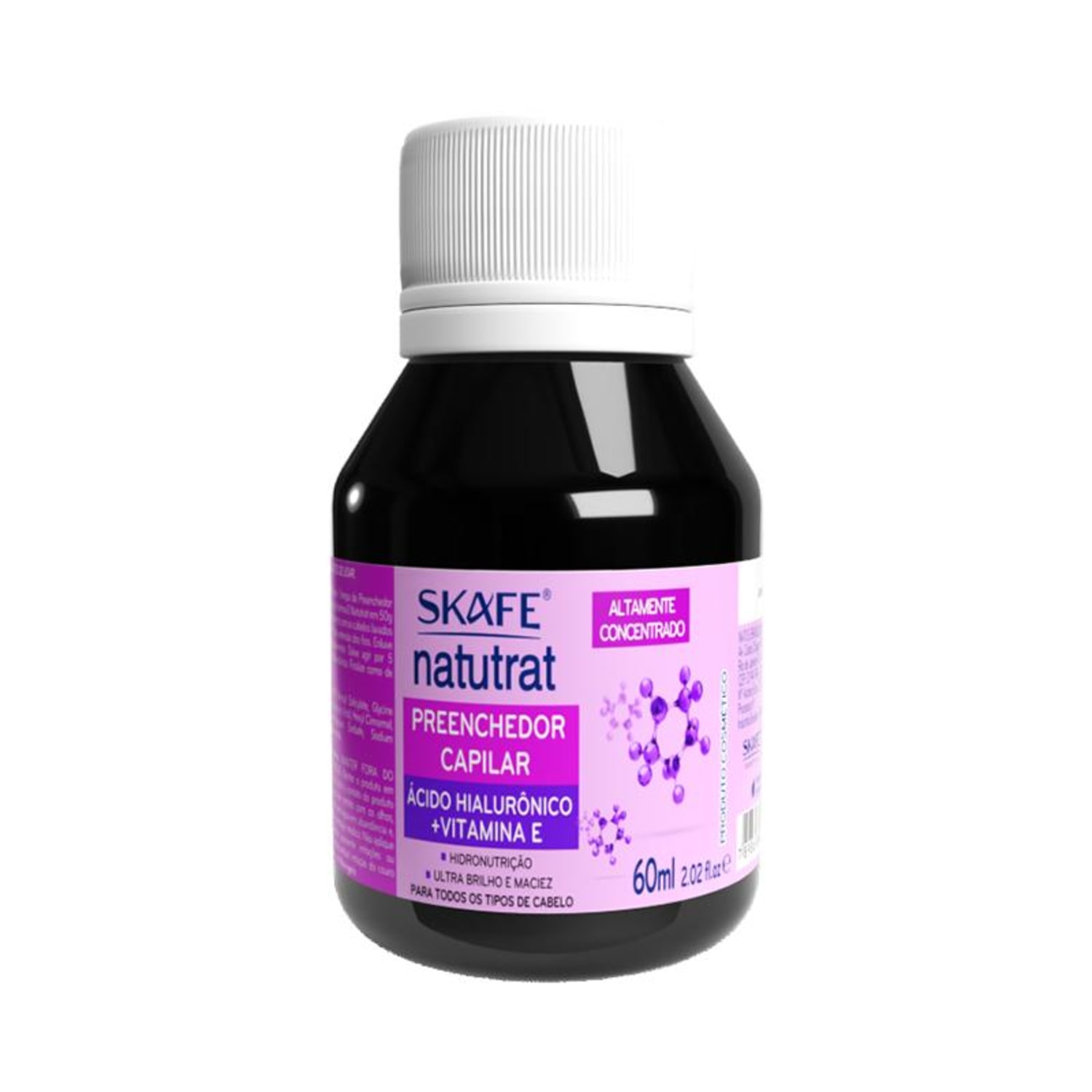 Skafe Natutrat Ácido Hialurônico + Vitamina E - Óleo Capilar 60ml