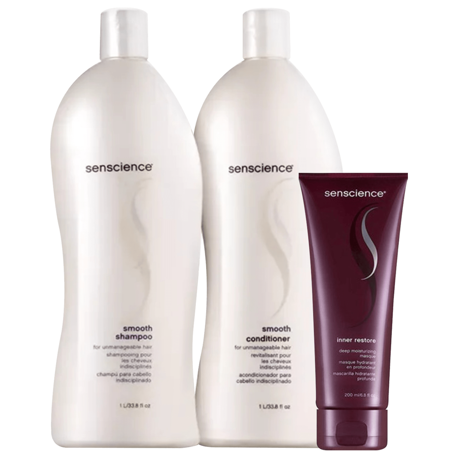 Kit Senscience Smooth Inner Restore (3 Produtos)