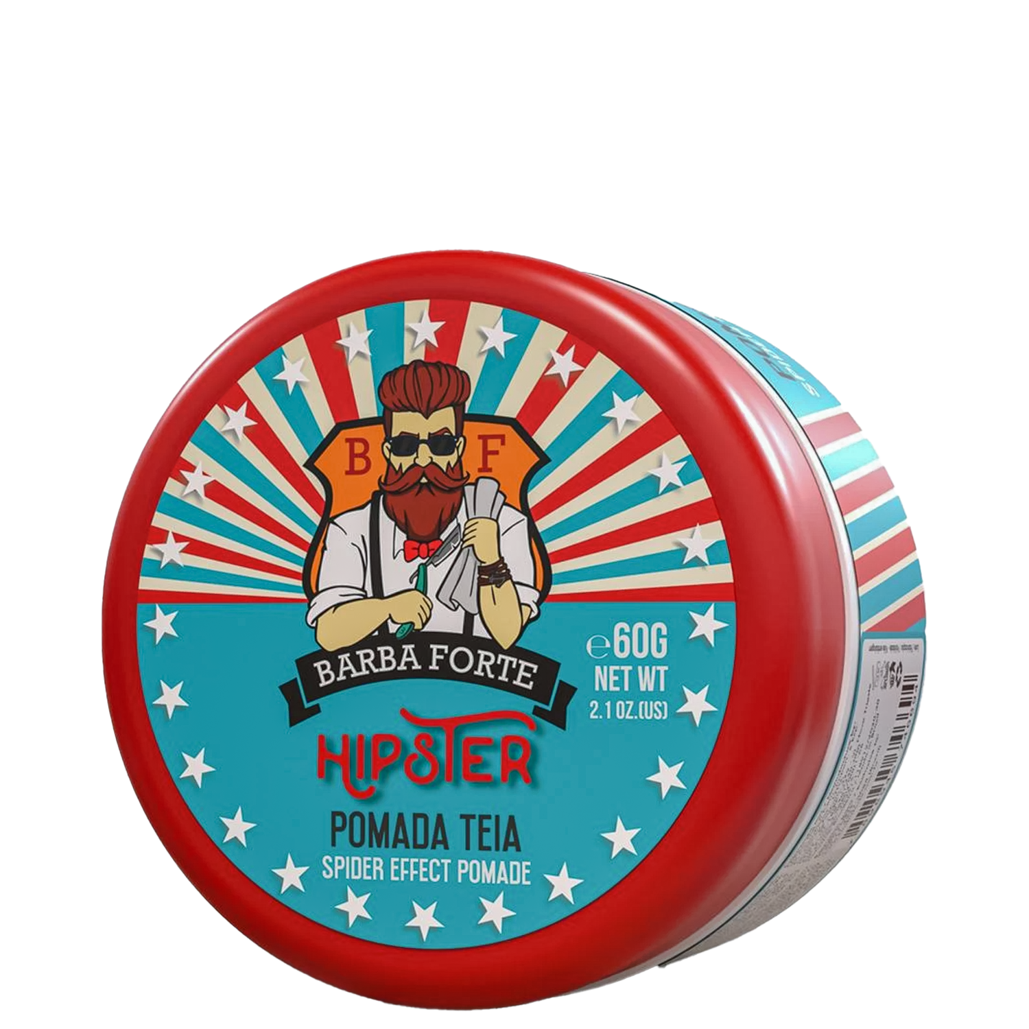 Barba Forte Hipster - Pomada Teia 60g