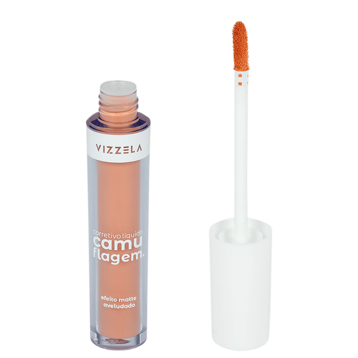 Vizzela Cosméticos Camuflagem Salmão - Corretivo Líquido 5g
