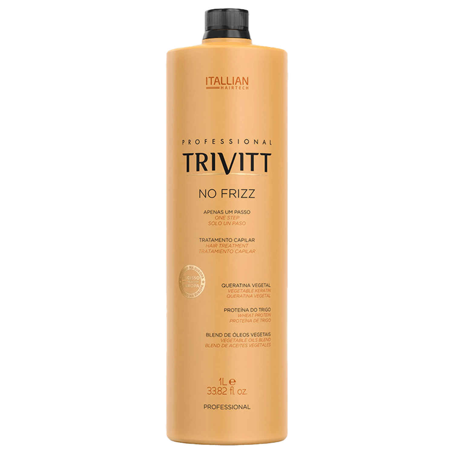 Itallian Hairtech Professional Trivitt No Frizz Passo Único - Progressiva 1L