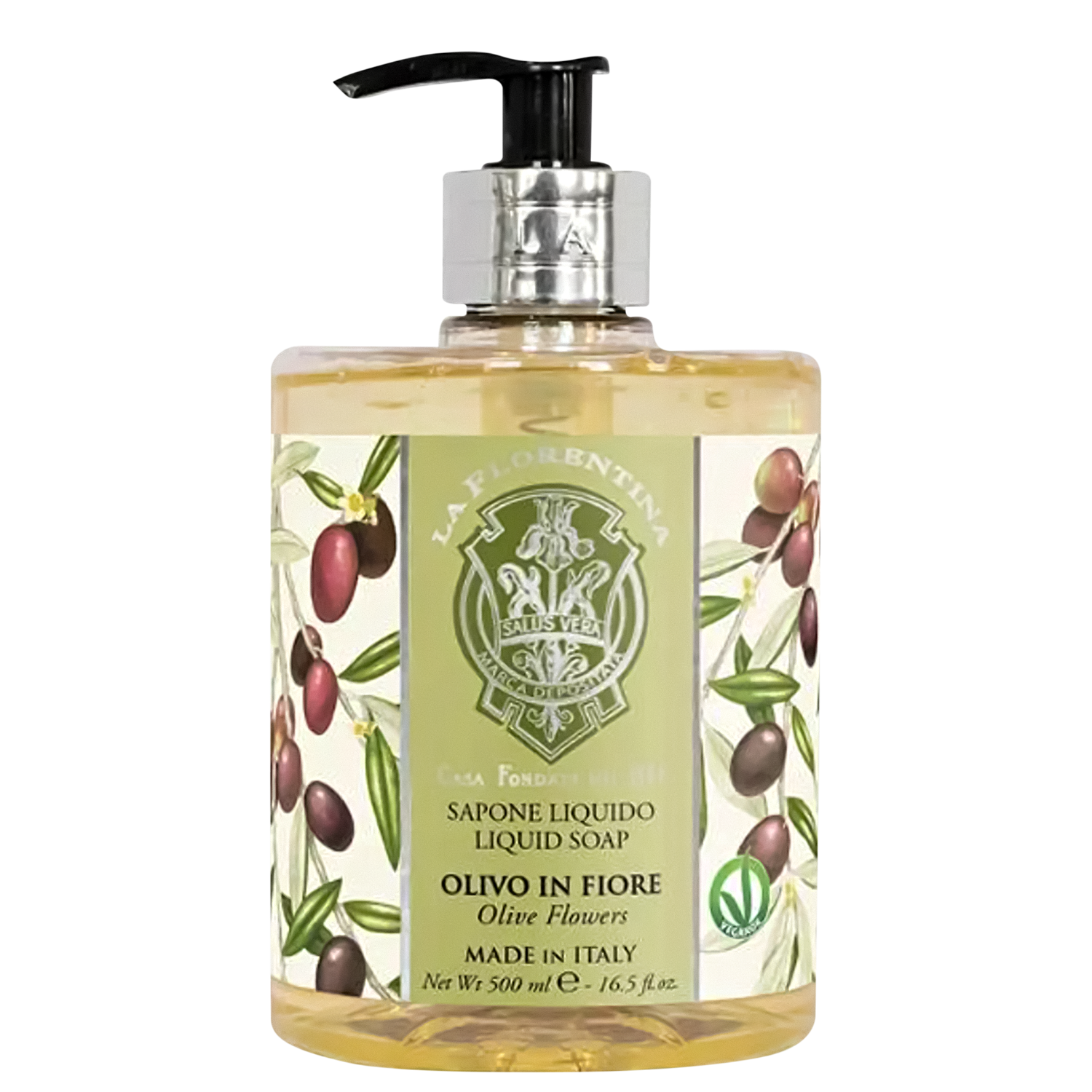 LA FLORENTINA SABONETE LIQUIDO OLIVE FLOWERS 500ml