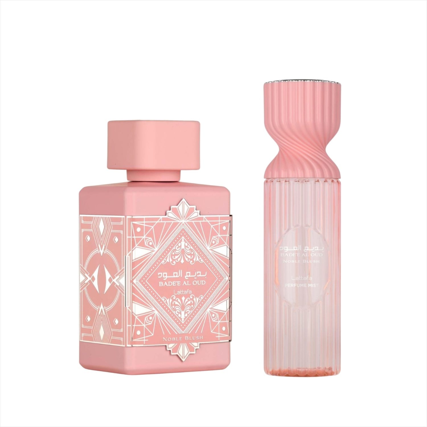Conjunto Bade'e Al Oud Noble Blush Lattafa Perfumes Feminino - Eau de Parfum 100ml + Body Mist 250ml