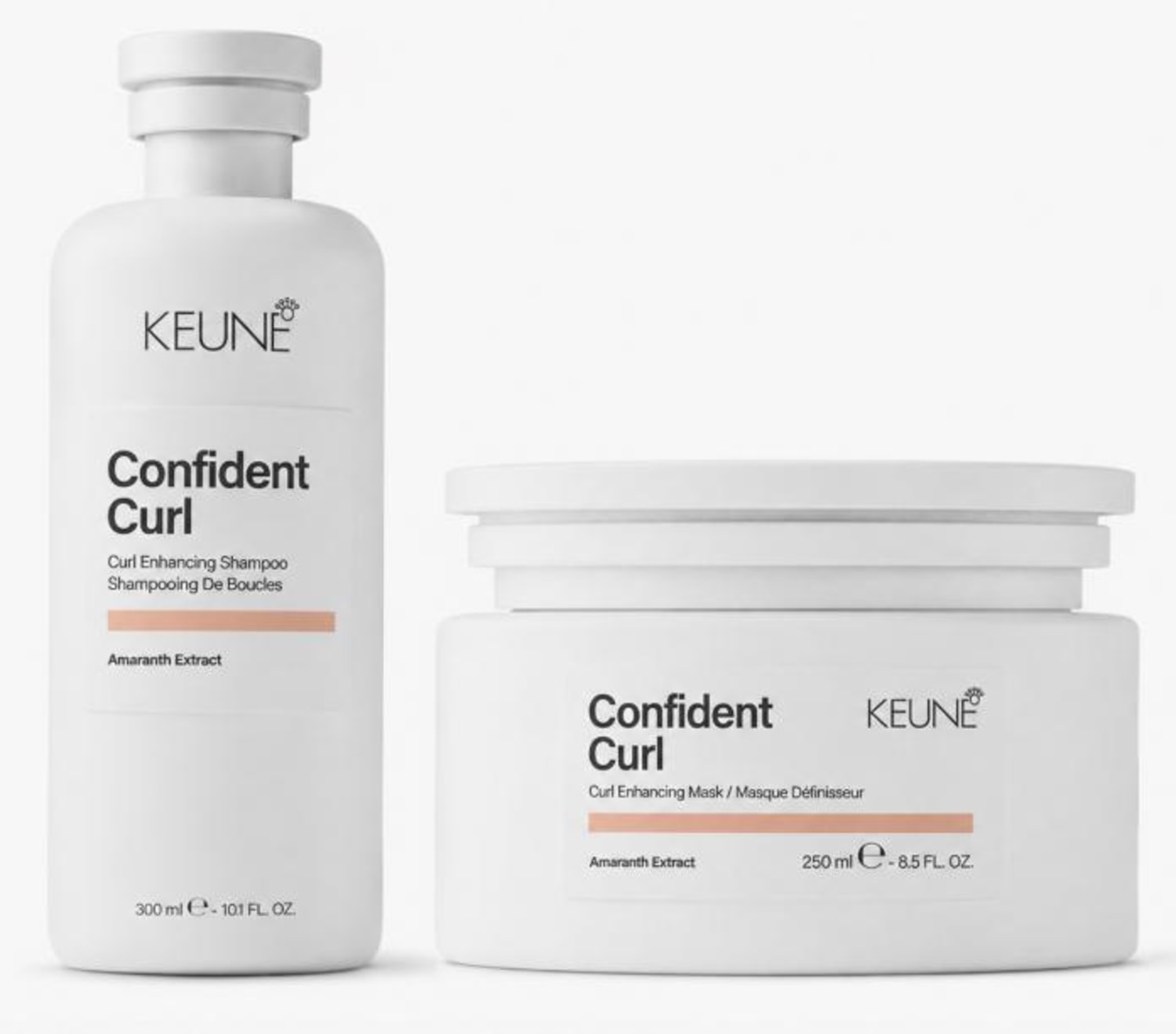 Keune Confident Curl Shampoo 300ml + Máscara 250ml