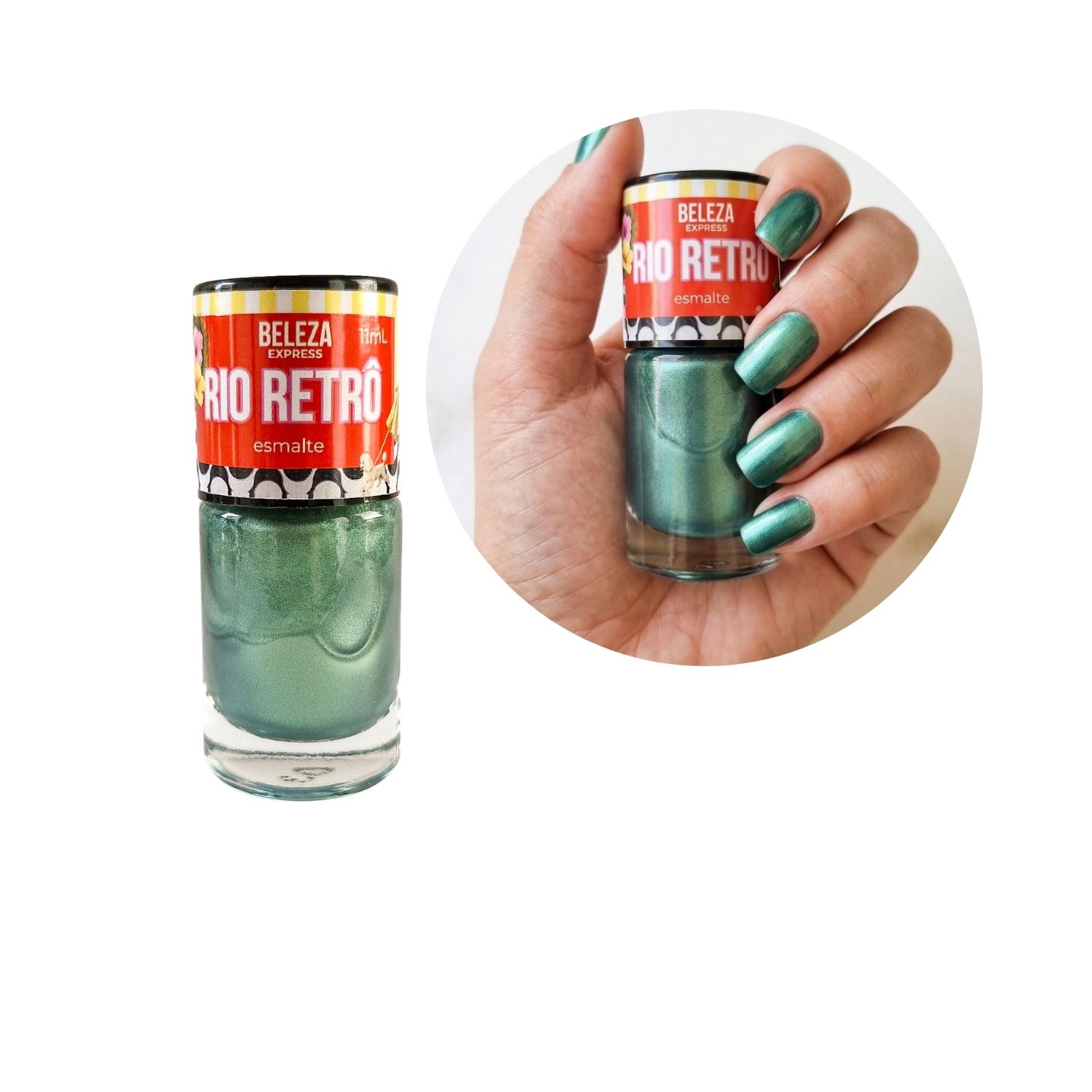 Esmalte Cintilante Coleção Rio Retro Beleza Express- Carioca