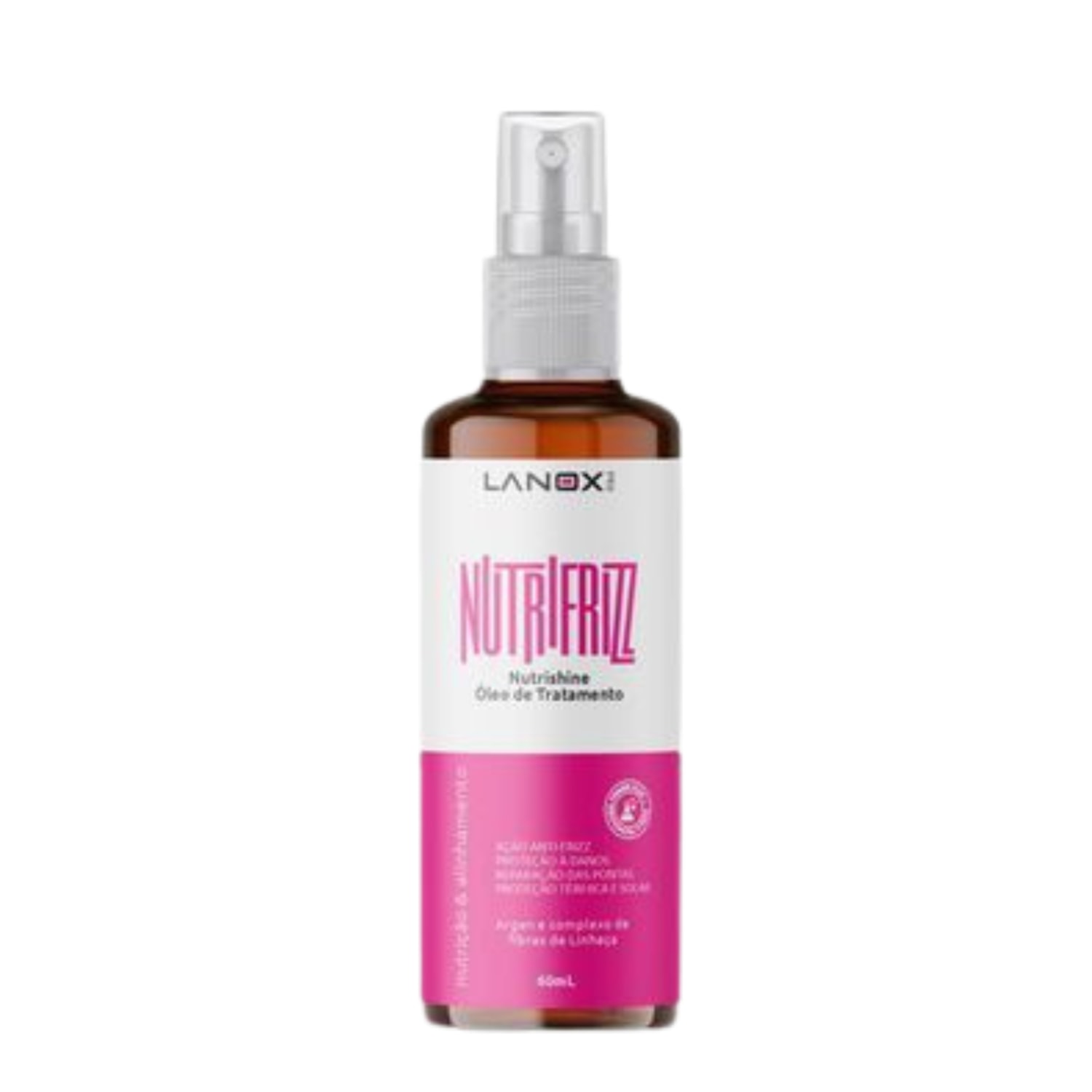 Óleo de Tratamento Nutrishine Nutrifrizz 60ml Lanox Pro