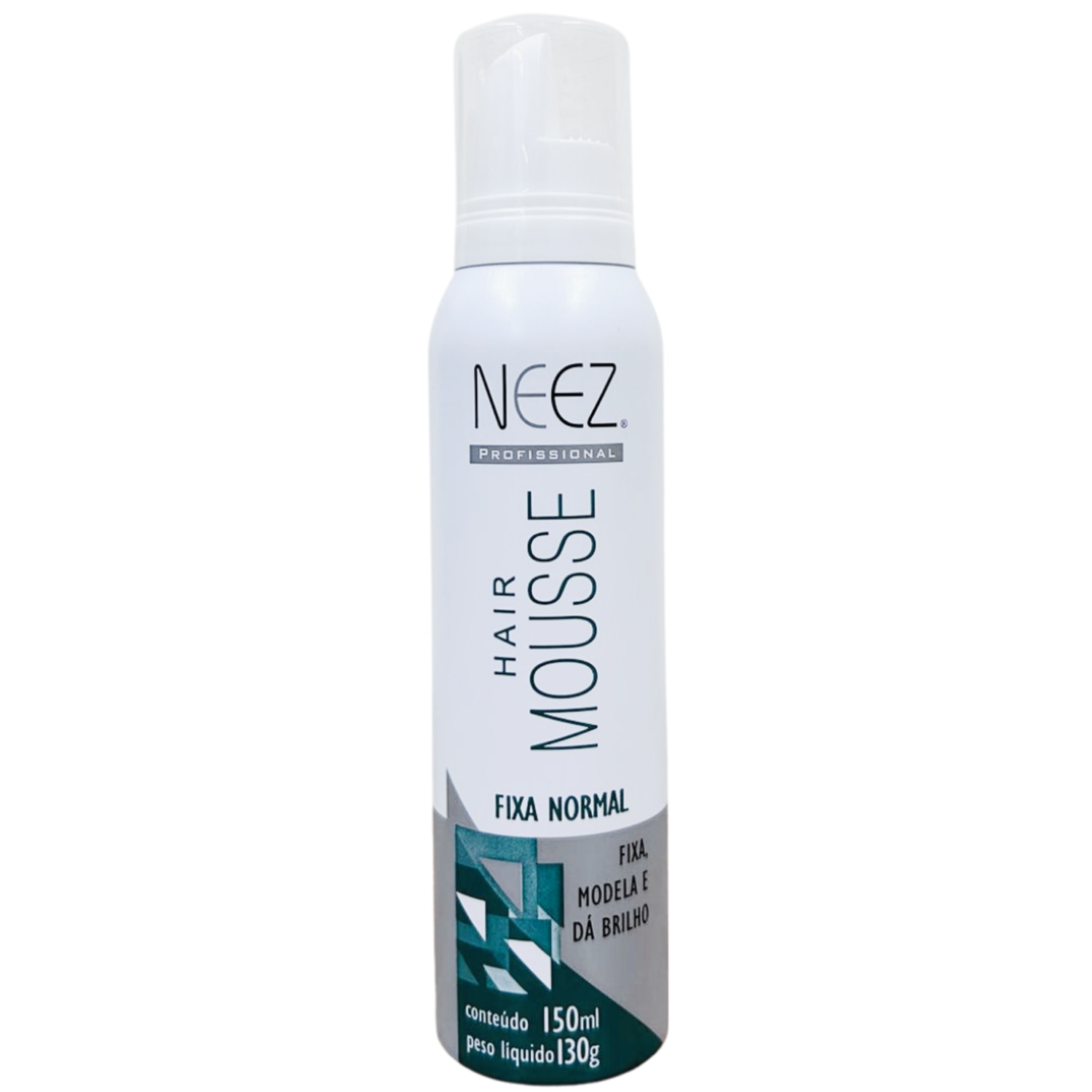 Mousse Fixador Capilar Neez Finalizador Penteado Hidratante Ação Rápida Fixação Forte 150ml
