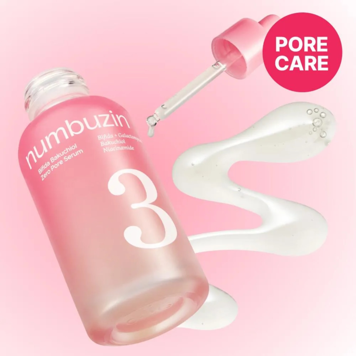 NUMBUZIN No.3 Sérum Zero Poros com Bifida e Bakuchiol 30ml