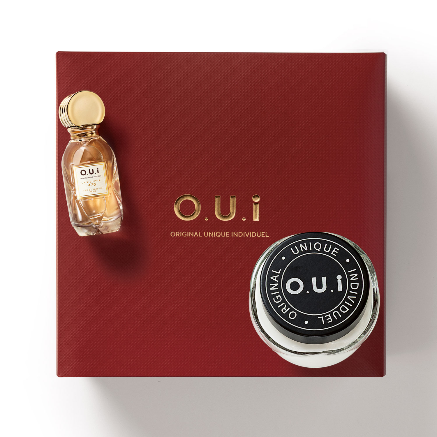 Combo O.U.i La Villette 470: Eau de Parfum 30ml + Crème Riche 200g + Caixa