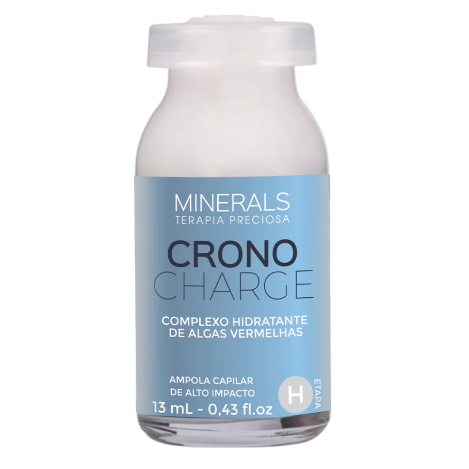 Left Cosméticos Minerals Crono Charge Algas Vermelhas - Ampola Capilar 13ml