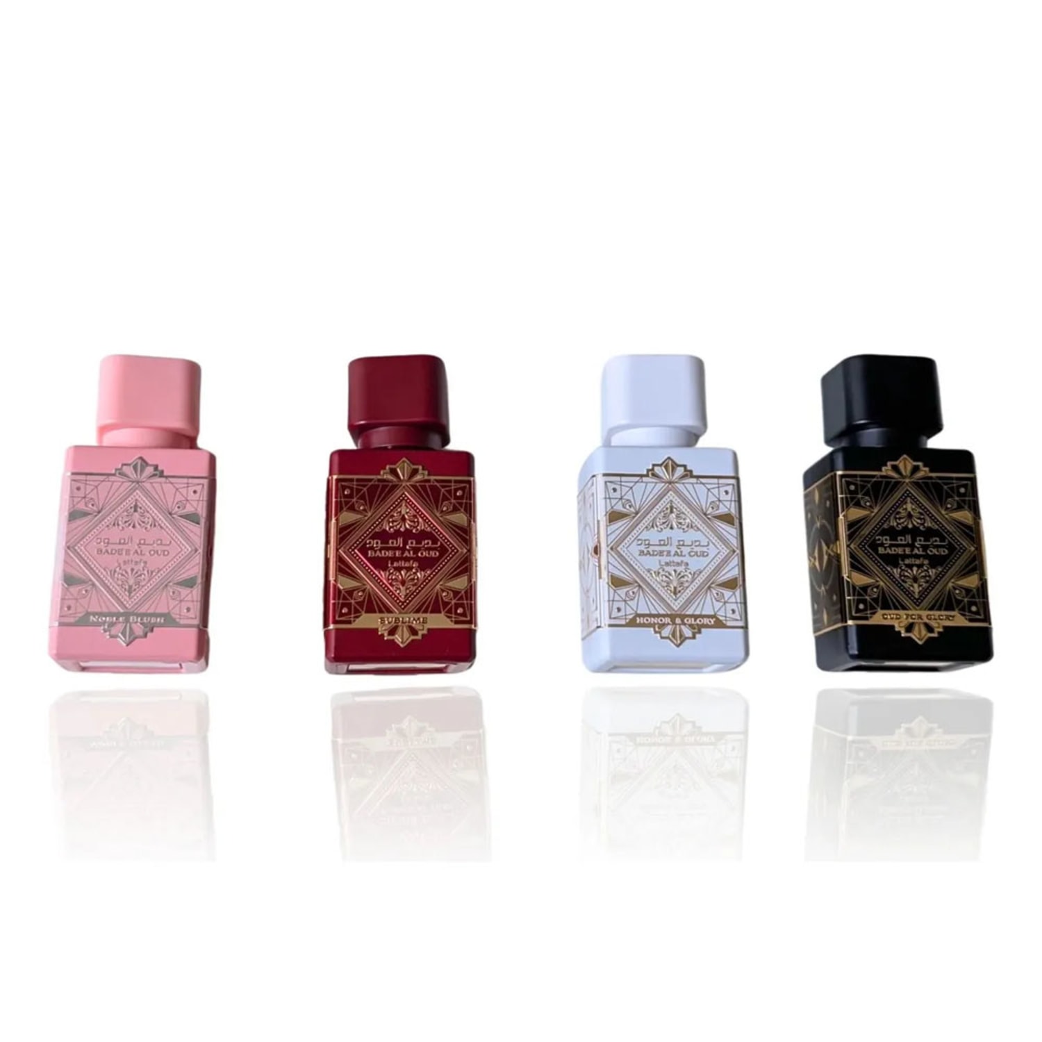 Kit Perfume Lattafa Badee Al Oud Collection Edp Unissex 25ml 4 Peças