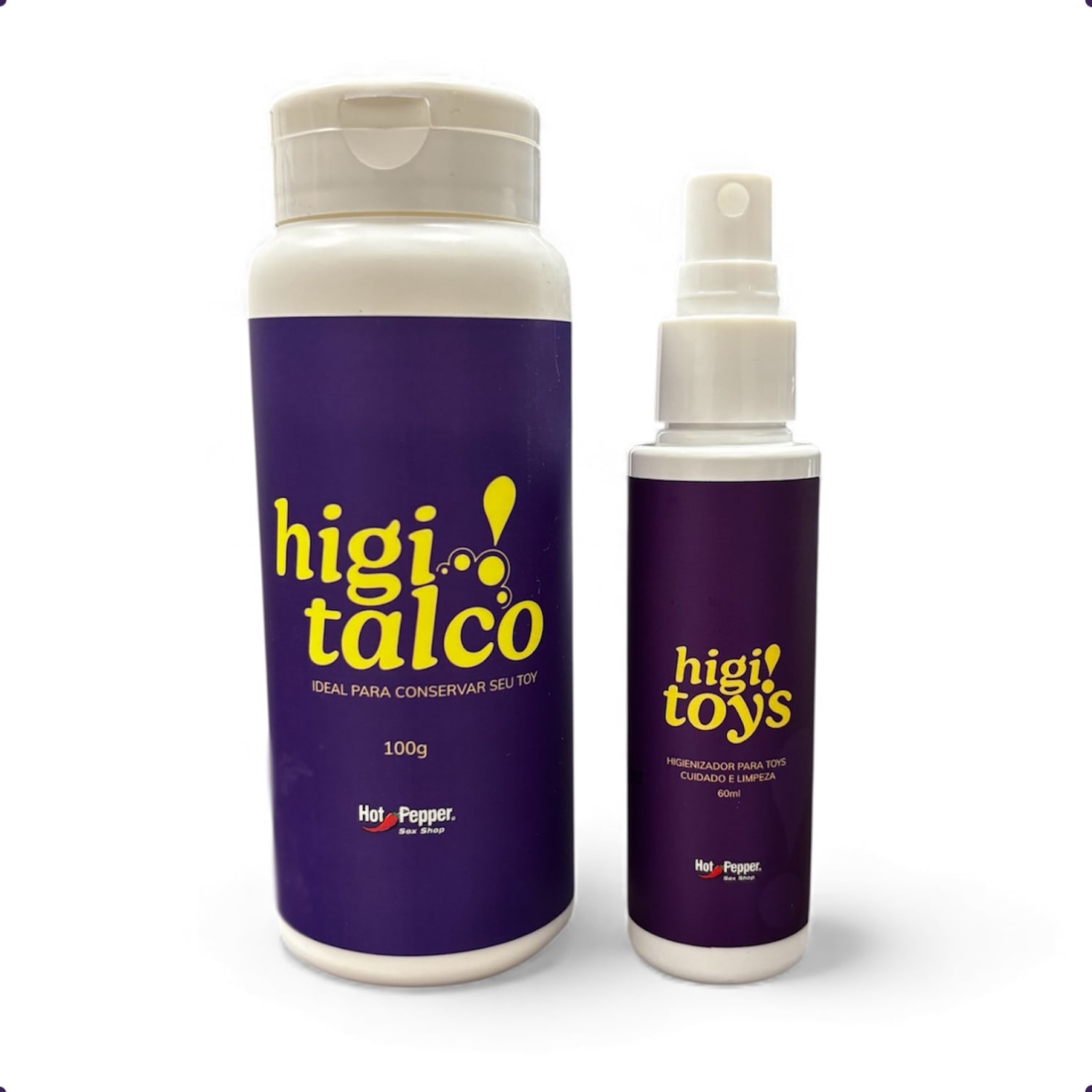 Higi Kit Limpeza de Vibrador Masturbador Plug Anal CyberSkin