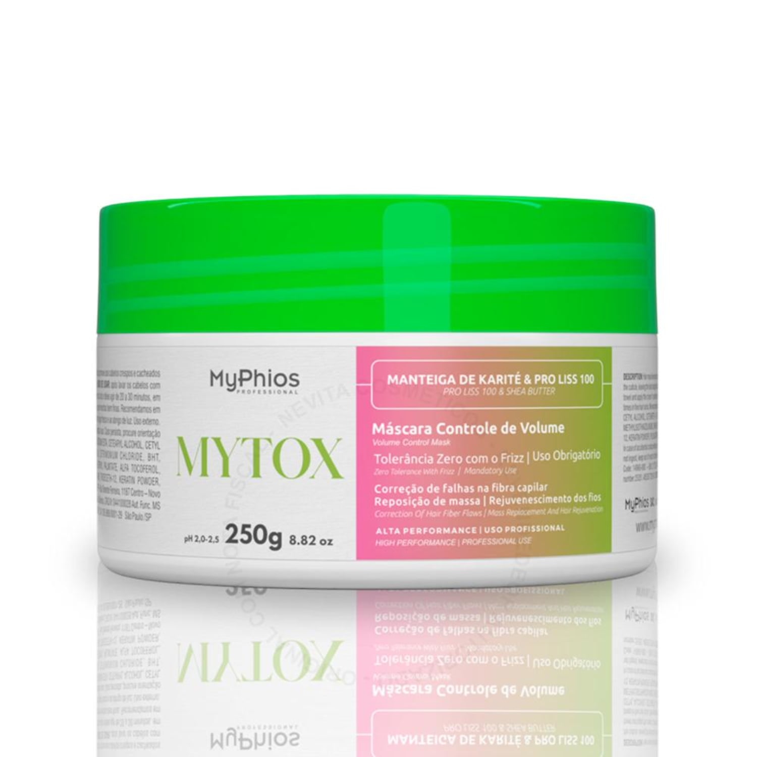 BTX Capilar MyTox Redutor de volume 250g MyPhios Original