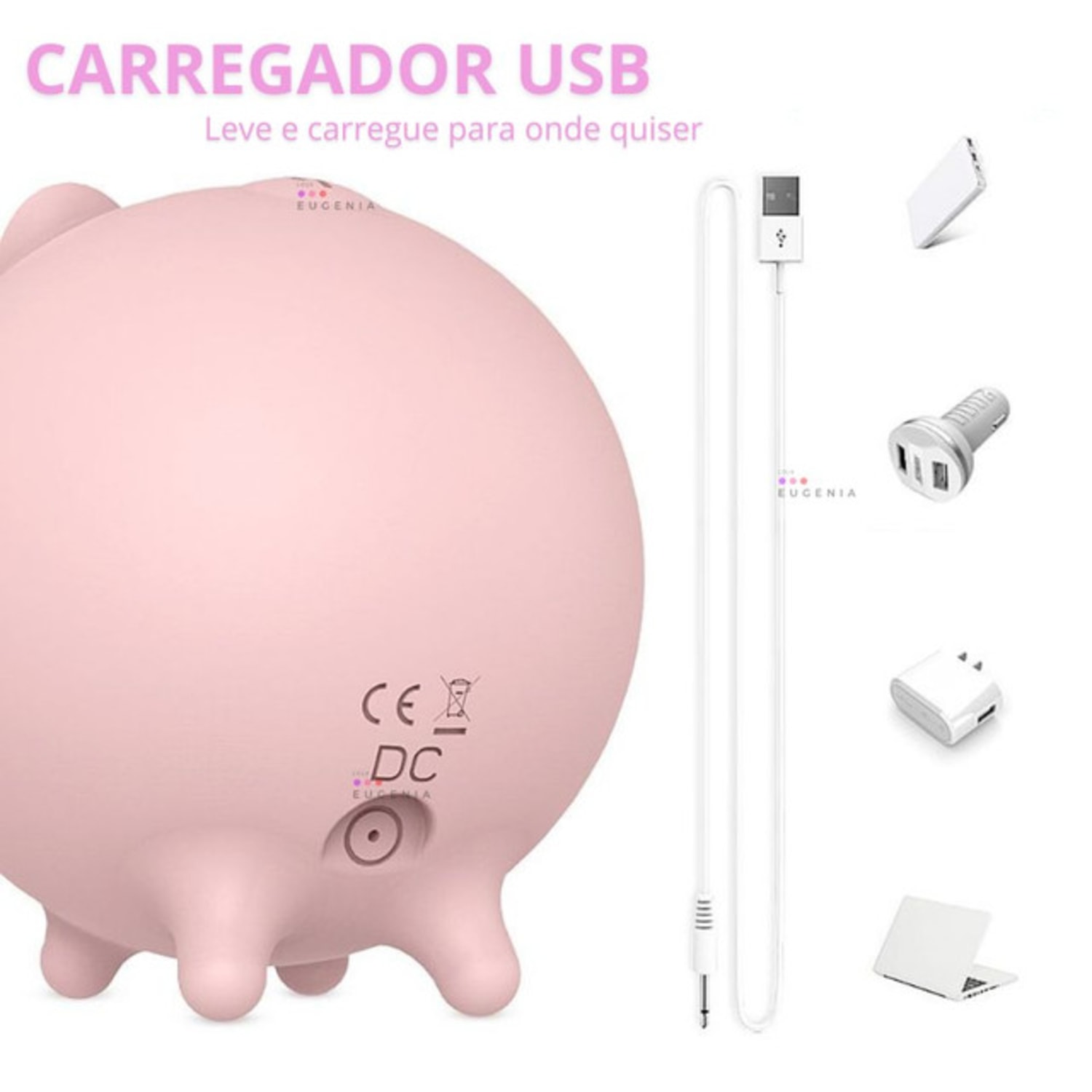 Piggy S-hande Sugador De Clitoris Pulsação 10 Velocidades