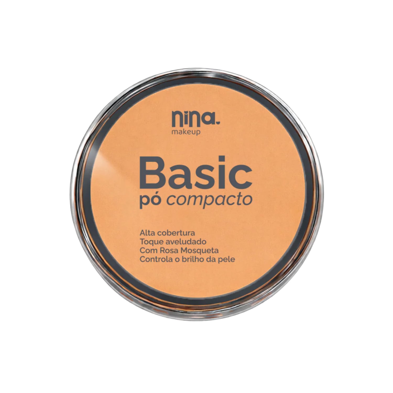 Pó Compacto Basic 9gr Cor:05 - Nina Makeup